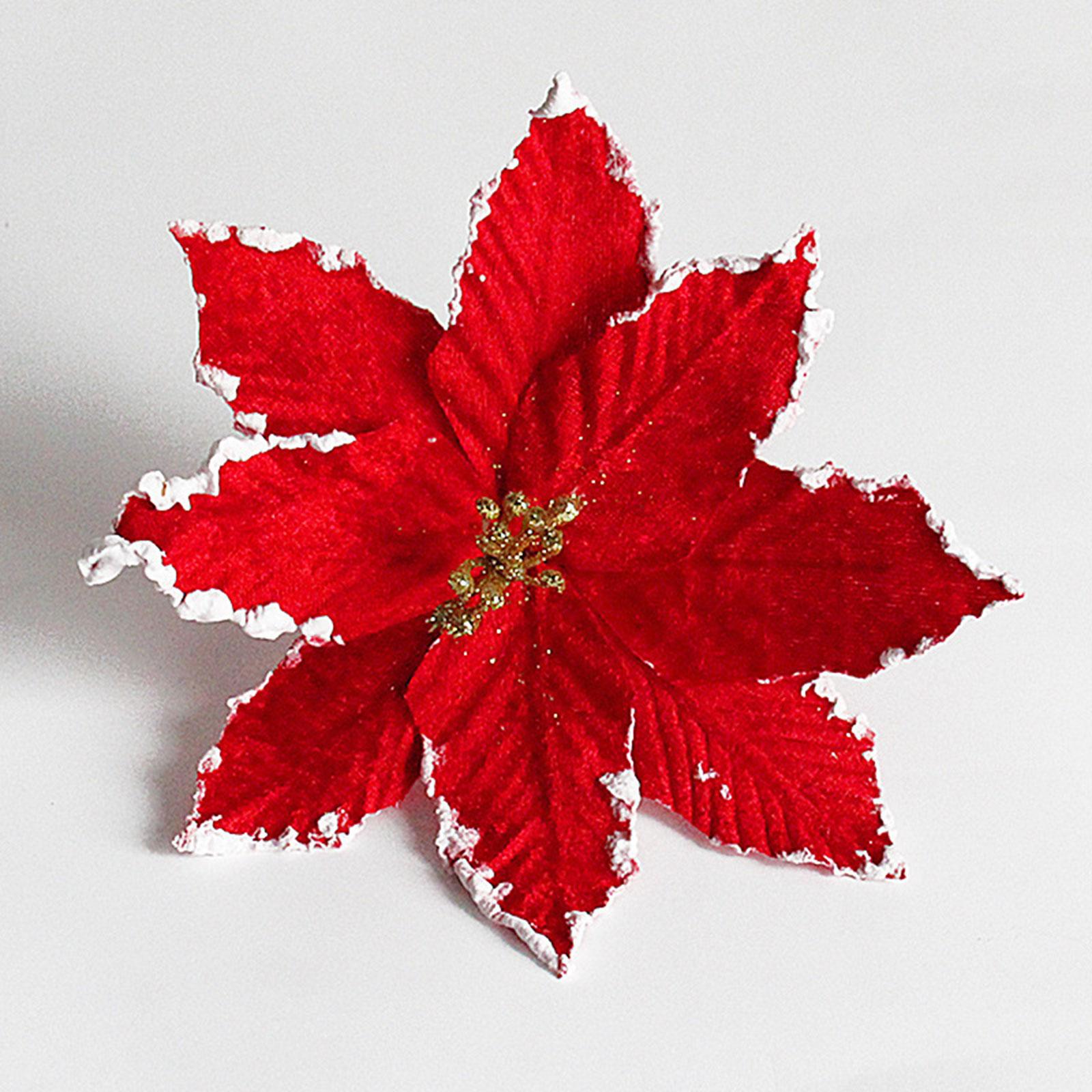 Artificial Christmas flowers Decoration for Christmas Wreath