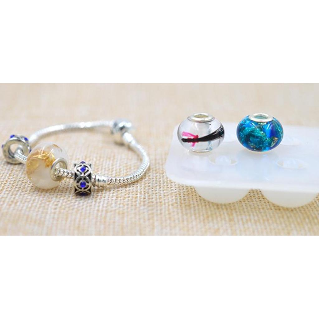 Silicone Beads Moulds Mold Resin Jewelry Making Pendant Craft DIY Tools 2