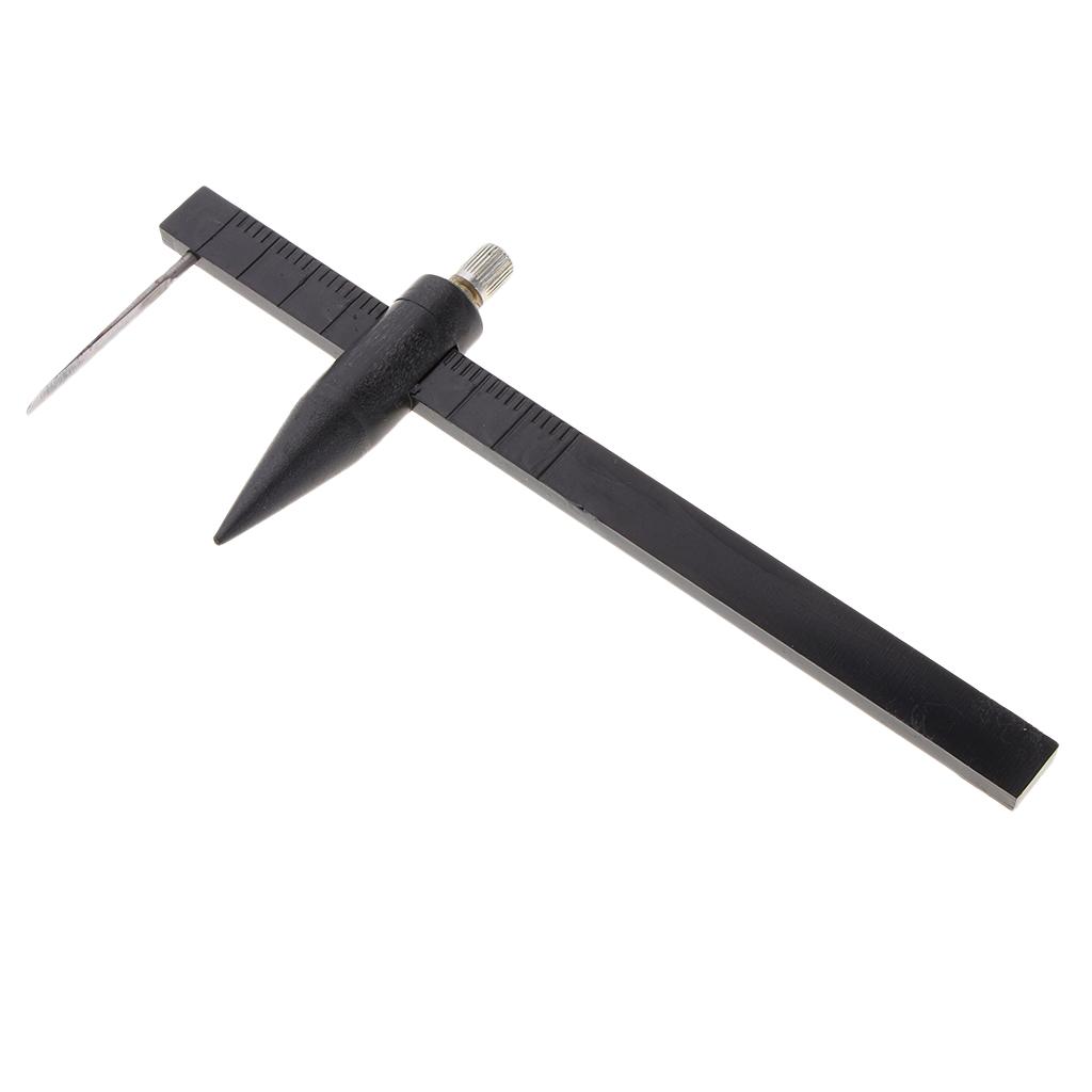 2xCeramic Pottery Compass Circle Cutter Measuring ruler Caliper 1cm-34cm Black