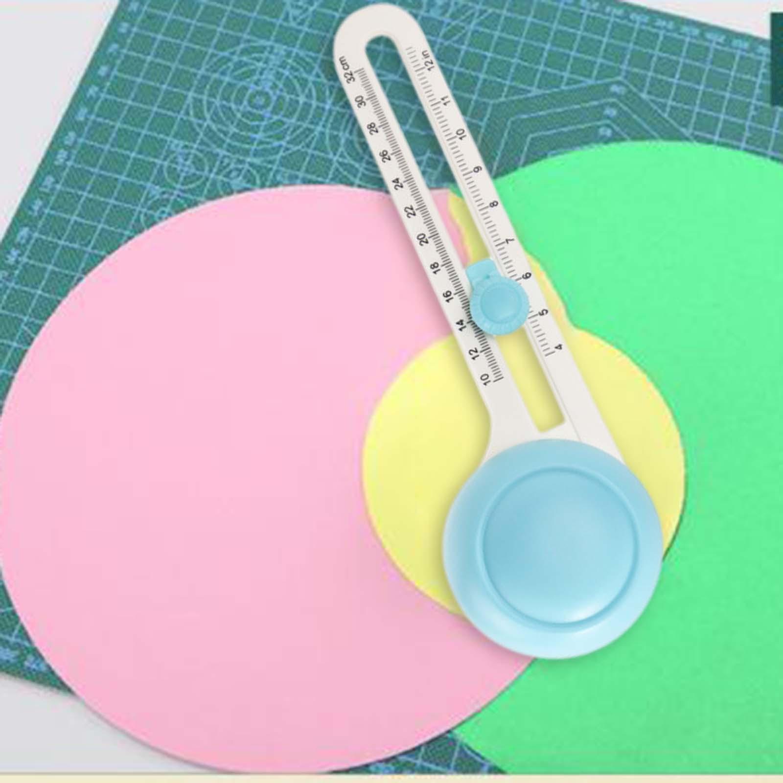 Rotary Circle Cutter Circular Paper Cutter Paper Trimmer for Scrapbooking