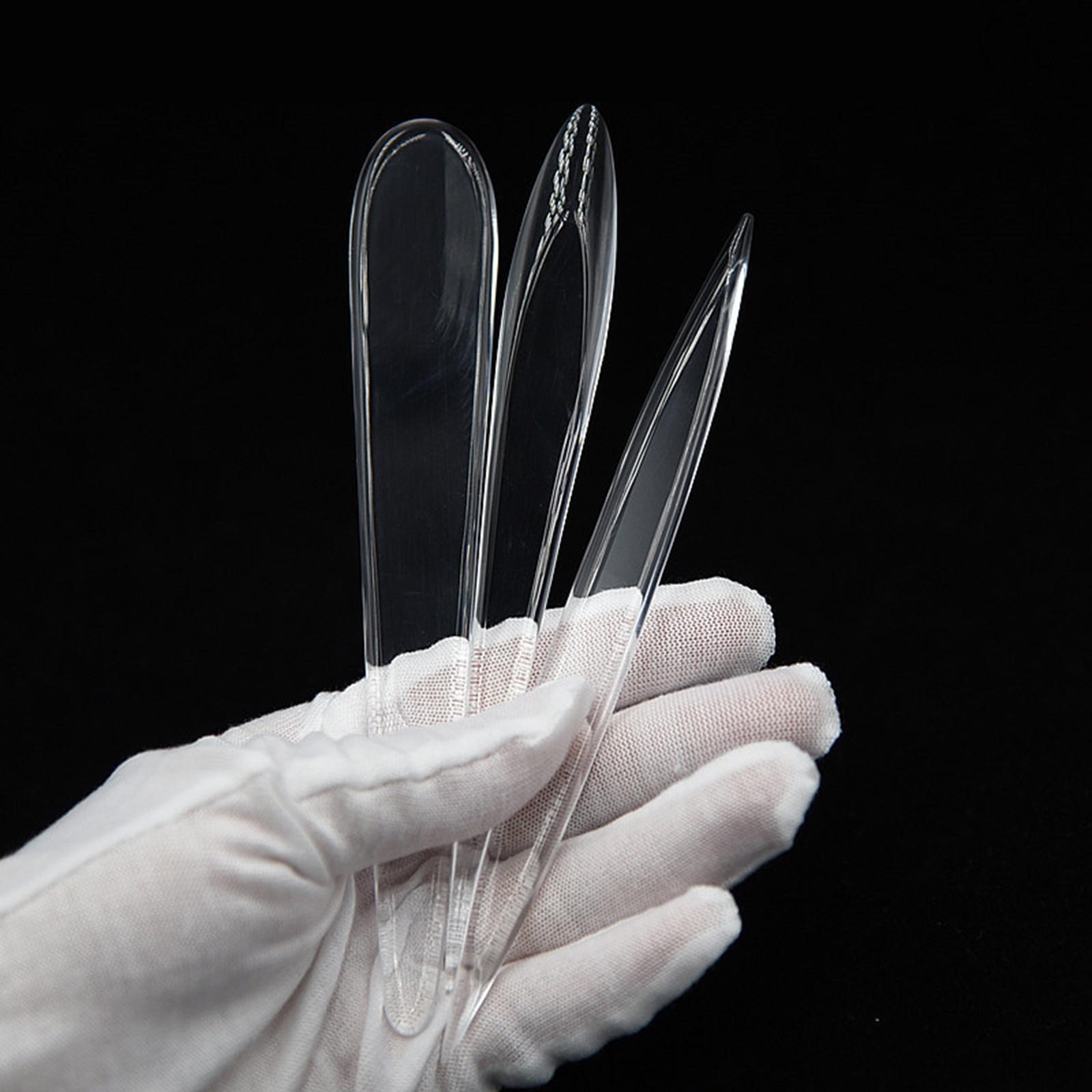 3x Acrylic Sculpting Tools Polymer Clay Transparent for Carving Enthusiasts