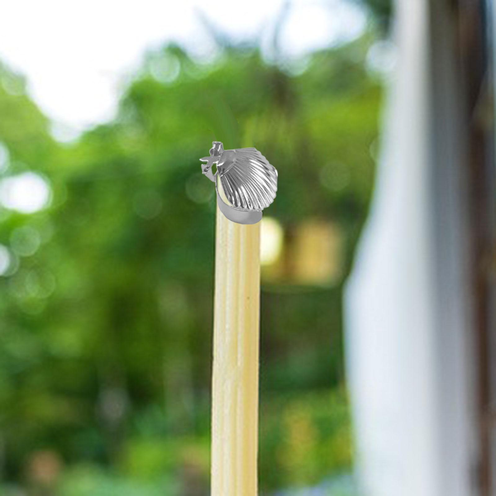 Candle Snuffer Clip on Unique Automatic Candle Extinguisher Candle Care Tool Argent