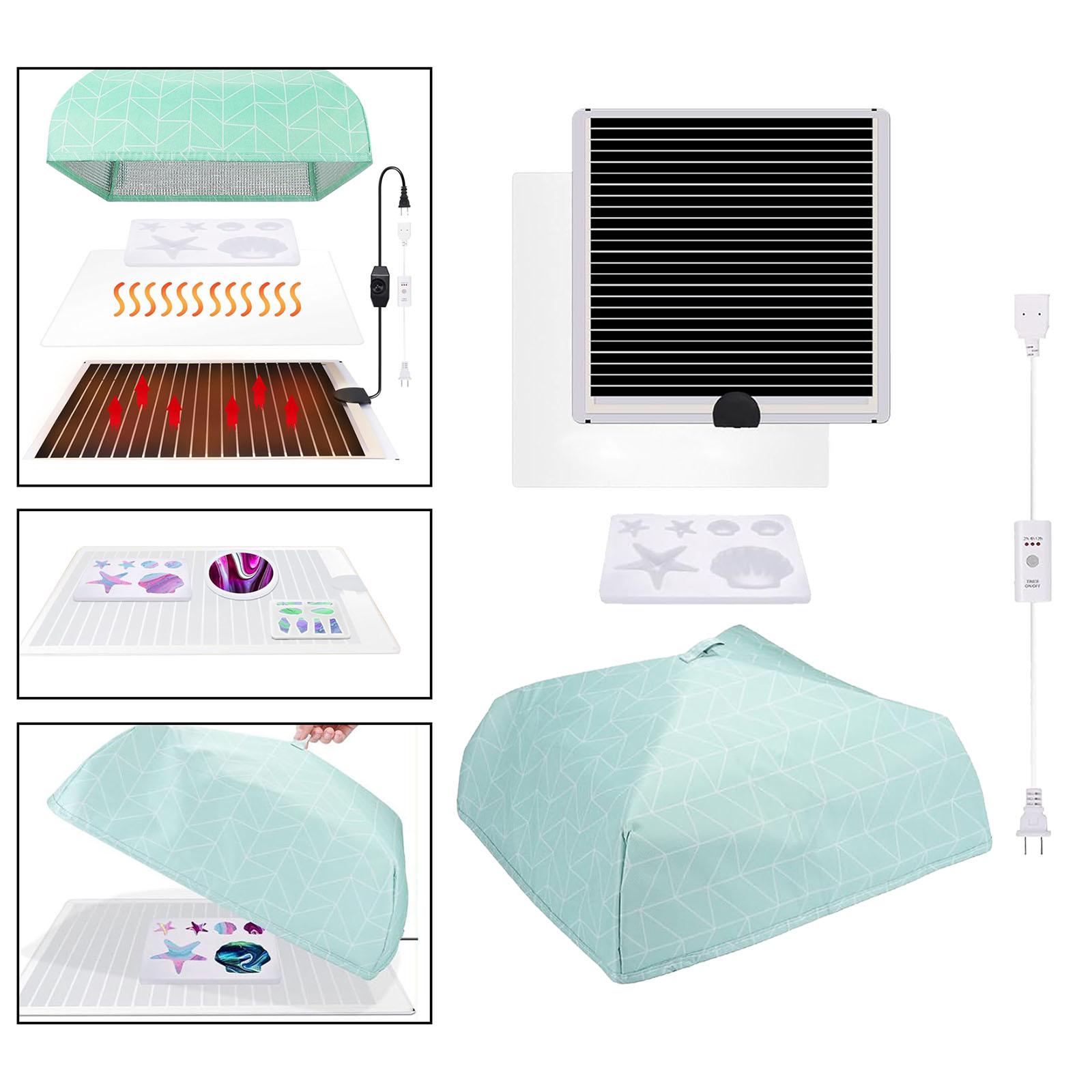 Resin Heating Mat Portable Reusable Epoxy Resin Dryer Durable Silicone Mould