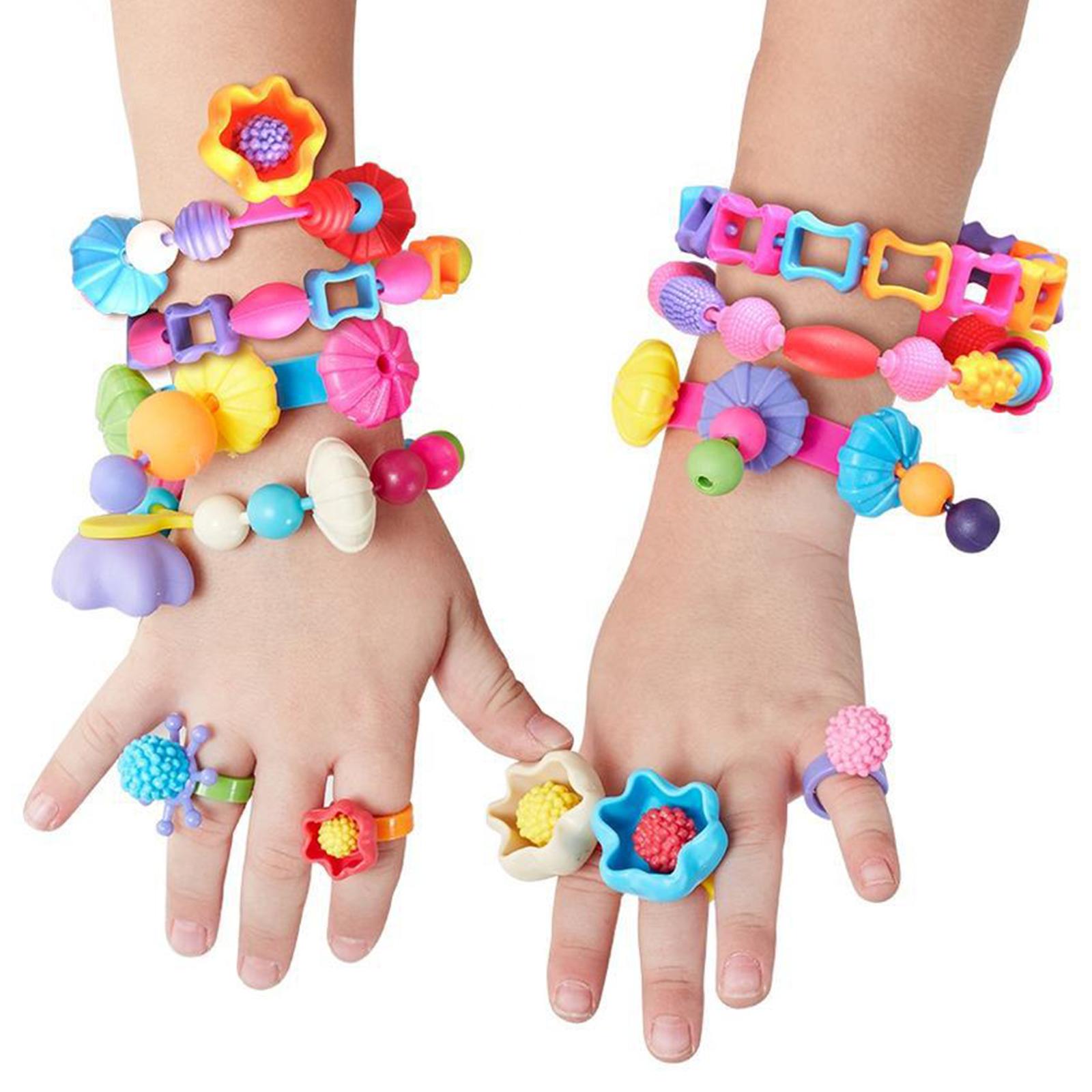 Beads Kids DIY Jewelry Making Crafts for Necklace Bracelet Birthday Gift