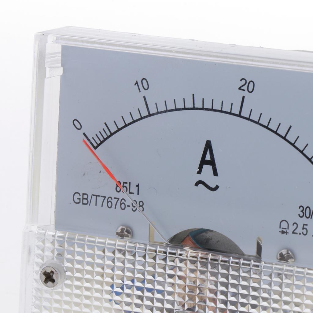 AC 85L1 Analog Panel Current Ampere Ammeter Gauge Ampere Meter 0-30A