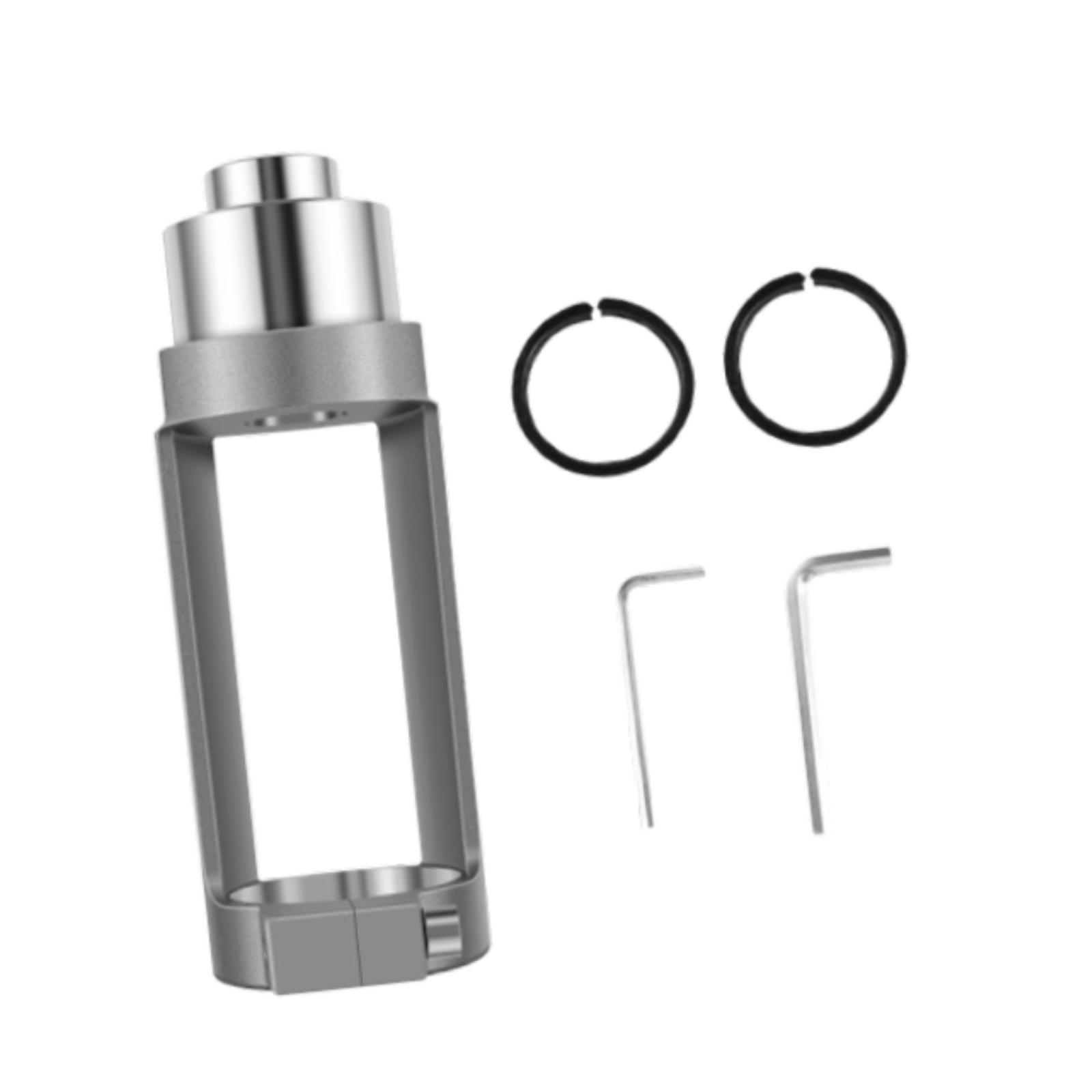 Square Hole Drill Bit Adapter with Washers and Wrenches Mortising Attachment