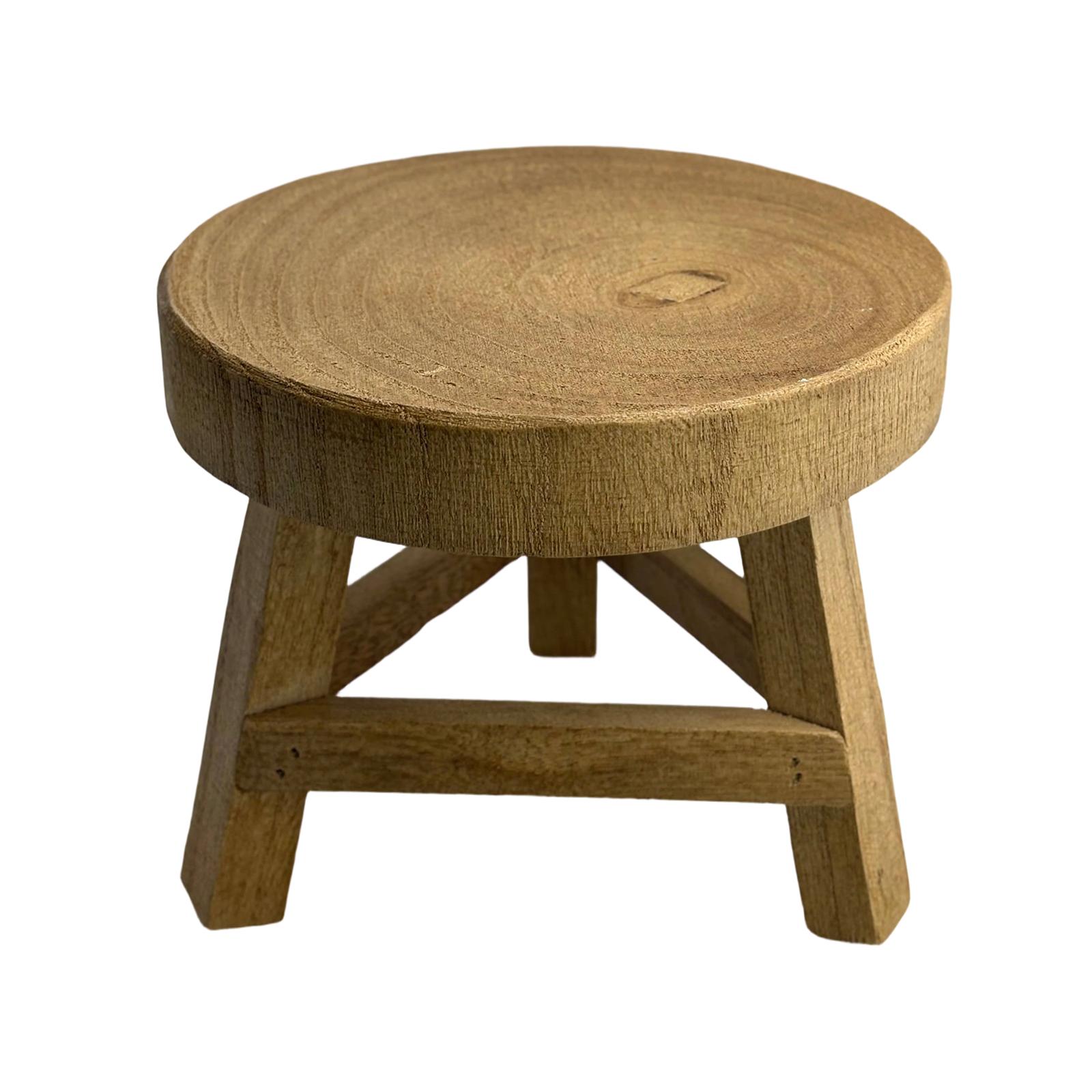 Wood Plant Stool
