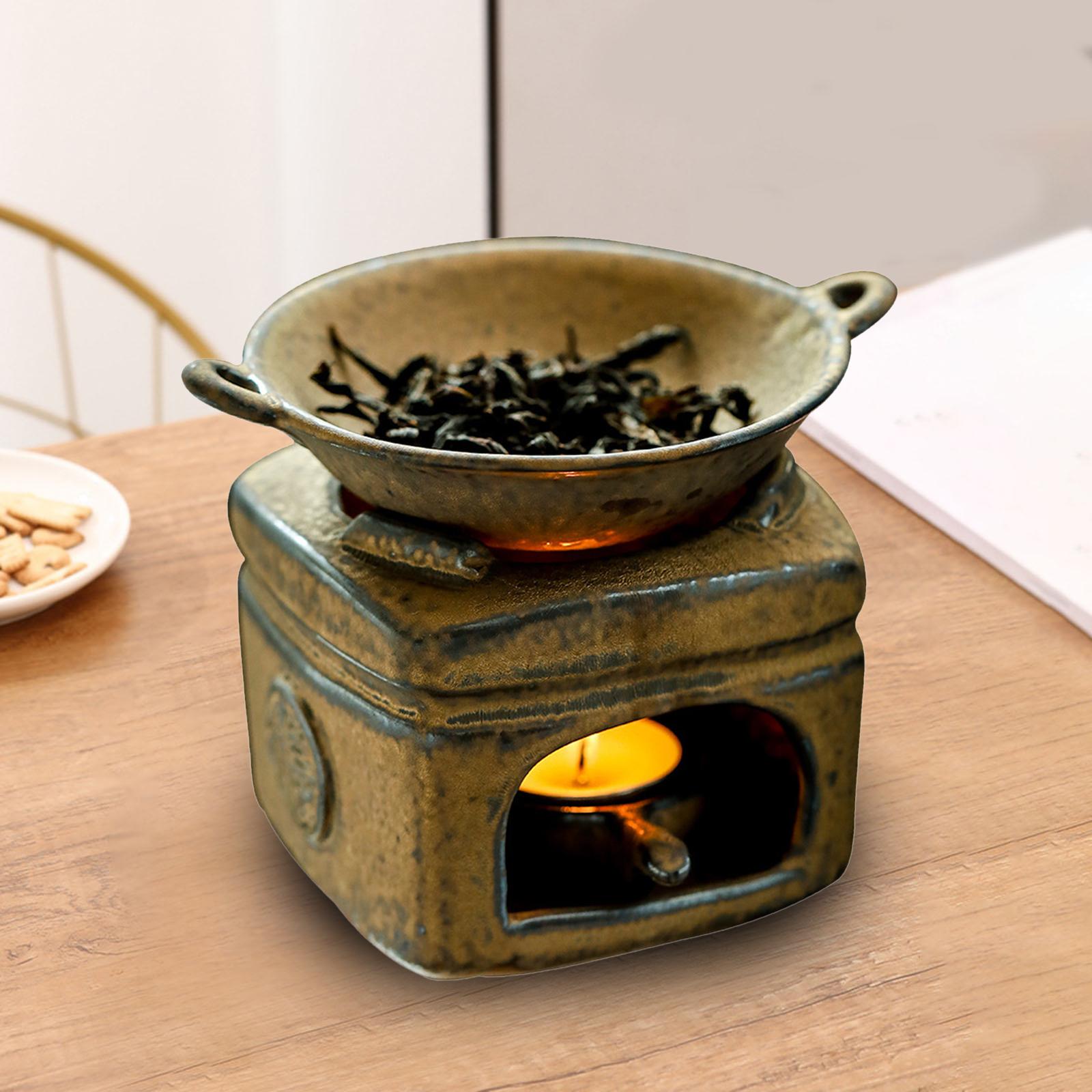 Ceramic Incense Aroma Burner Essential Wax Oil Diffuser Character set