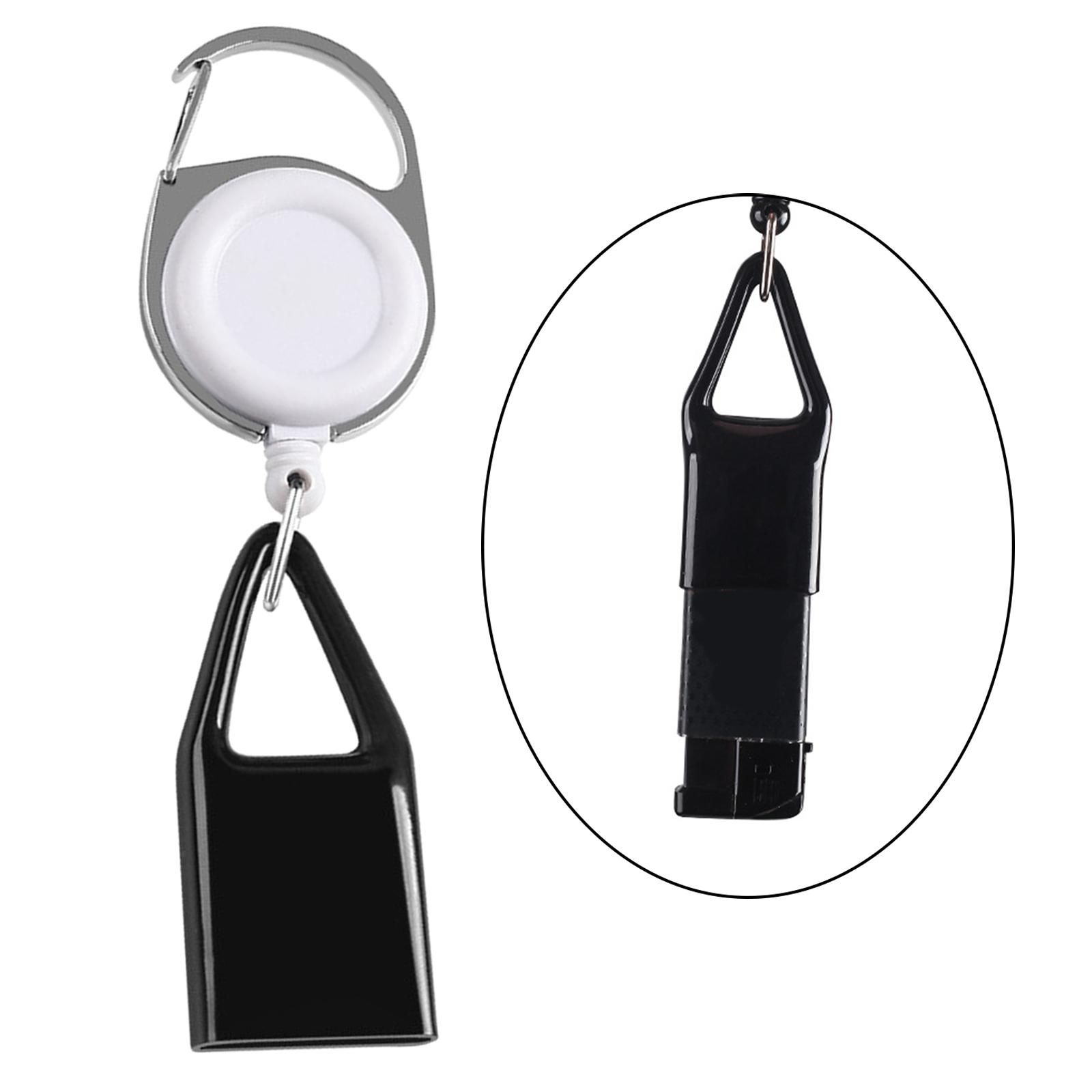 Safe Stash Clip Kitchen Gadgets Smoking Accessories Retractable Lighter Belt White 