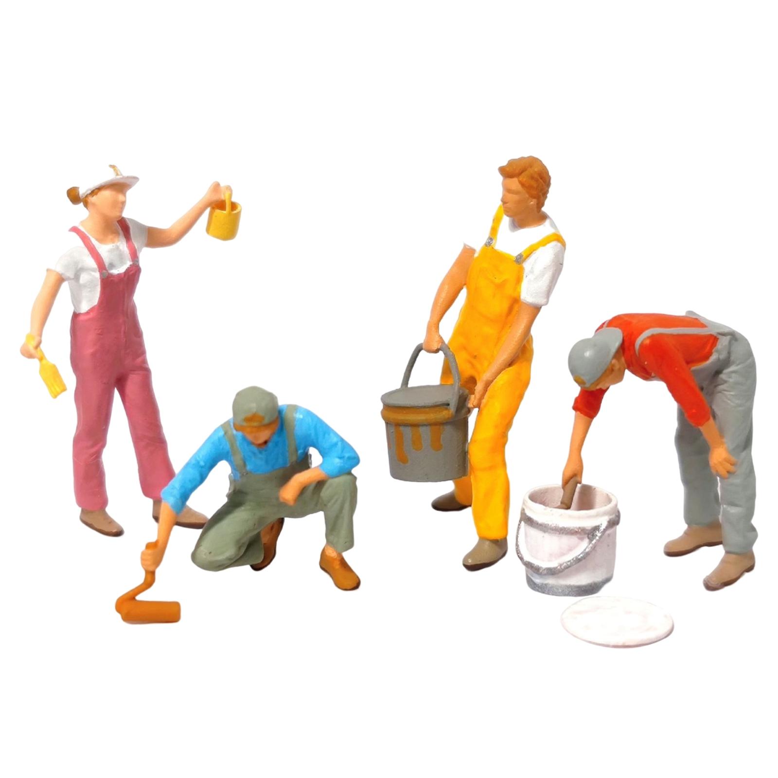 1:64 Scale Painter Figures