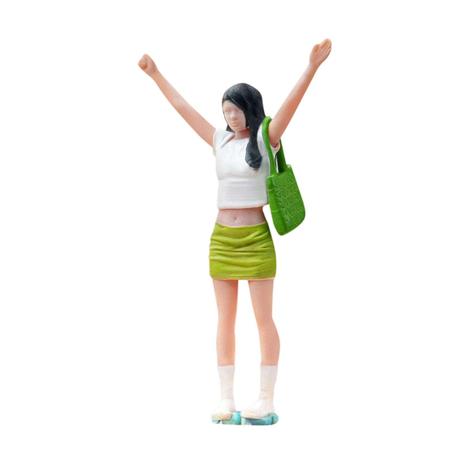 Miniature Girl Figures 1:64
