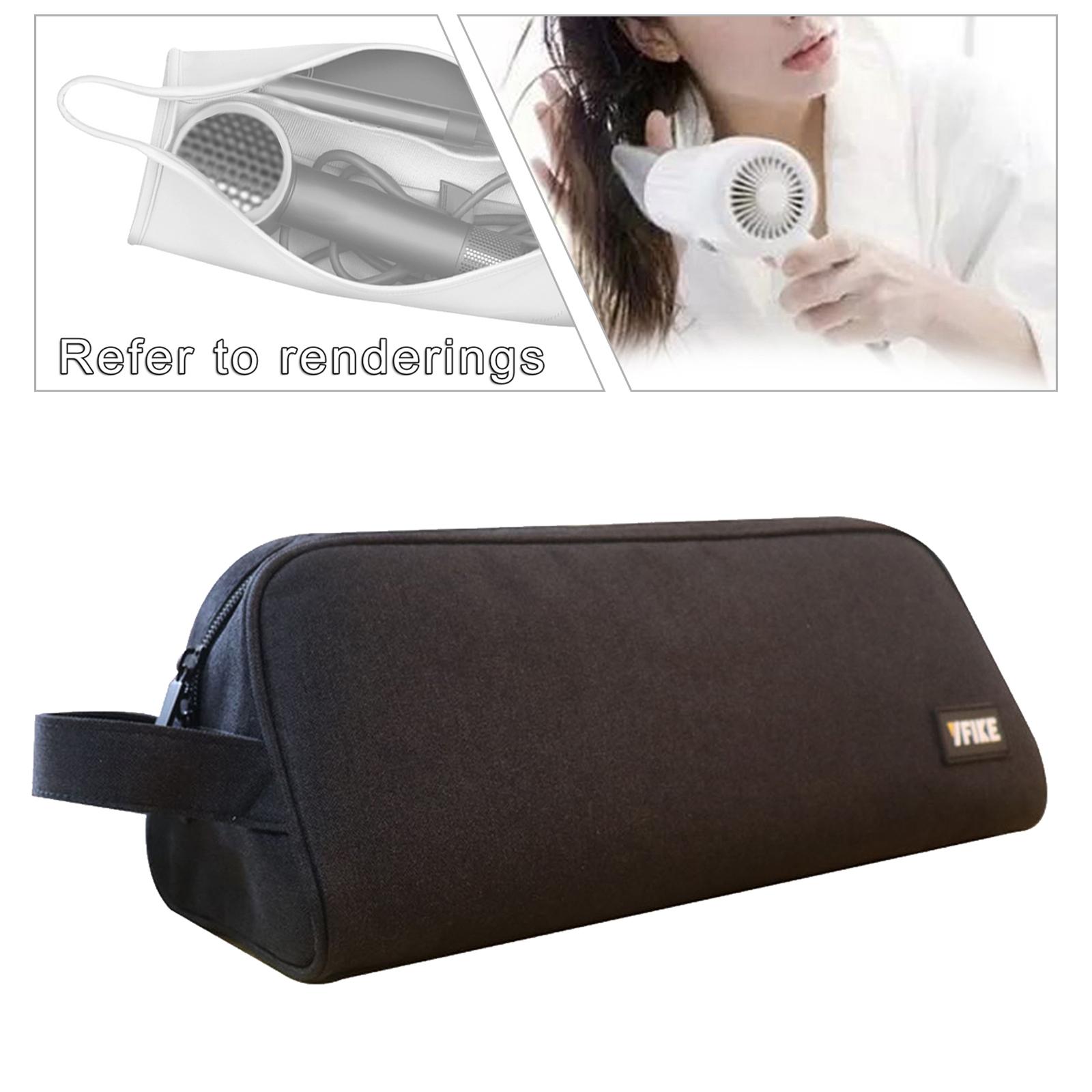 Storage Bag HD02 Shockproof Polyester Compatible for Dyson Bedroom black