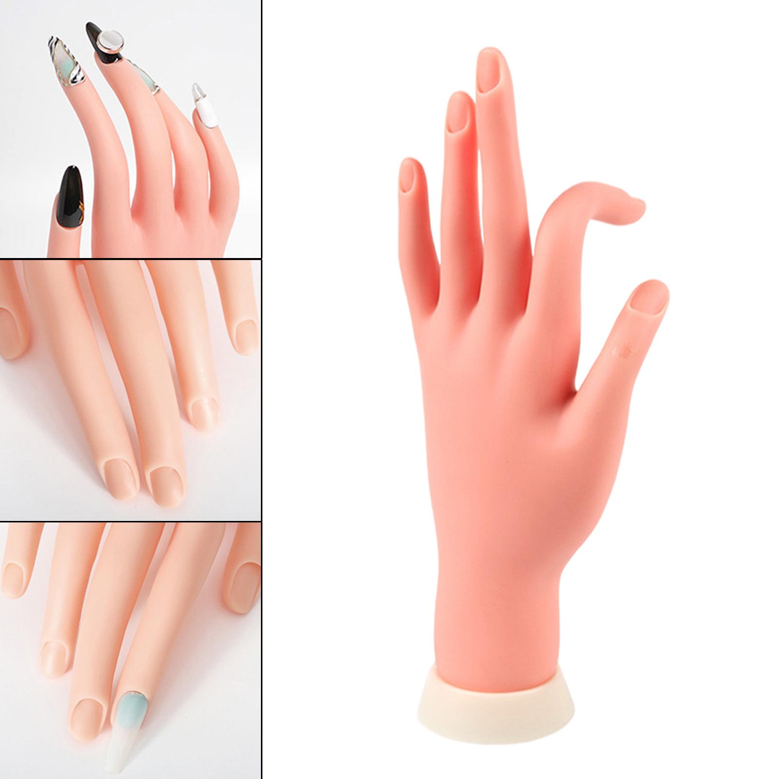 Nail Training Hand Manicure Practice Nail Art DIY Nail Display  Left Hand
