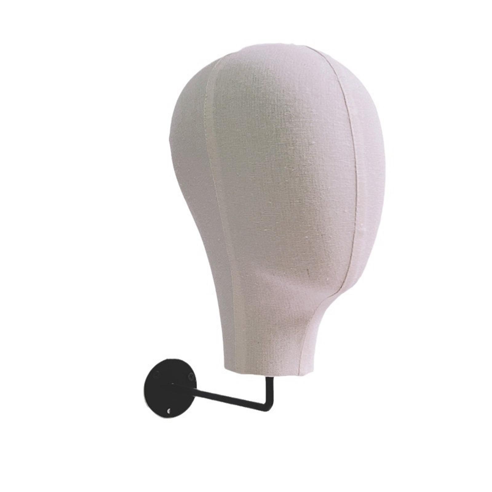 Mannequin Head Wall Mounted Smooth for Hairdresser Training Salon Shop Props Not Pin insertion