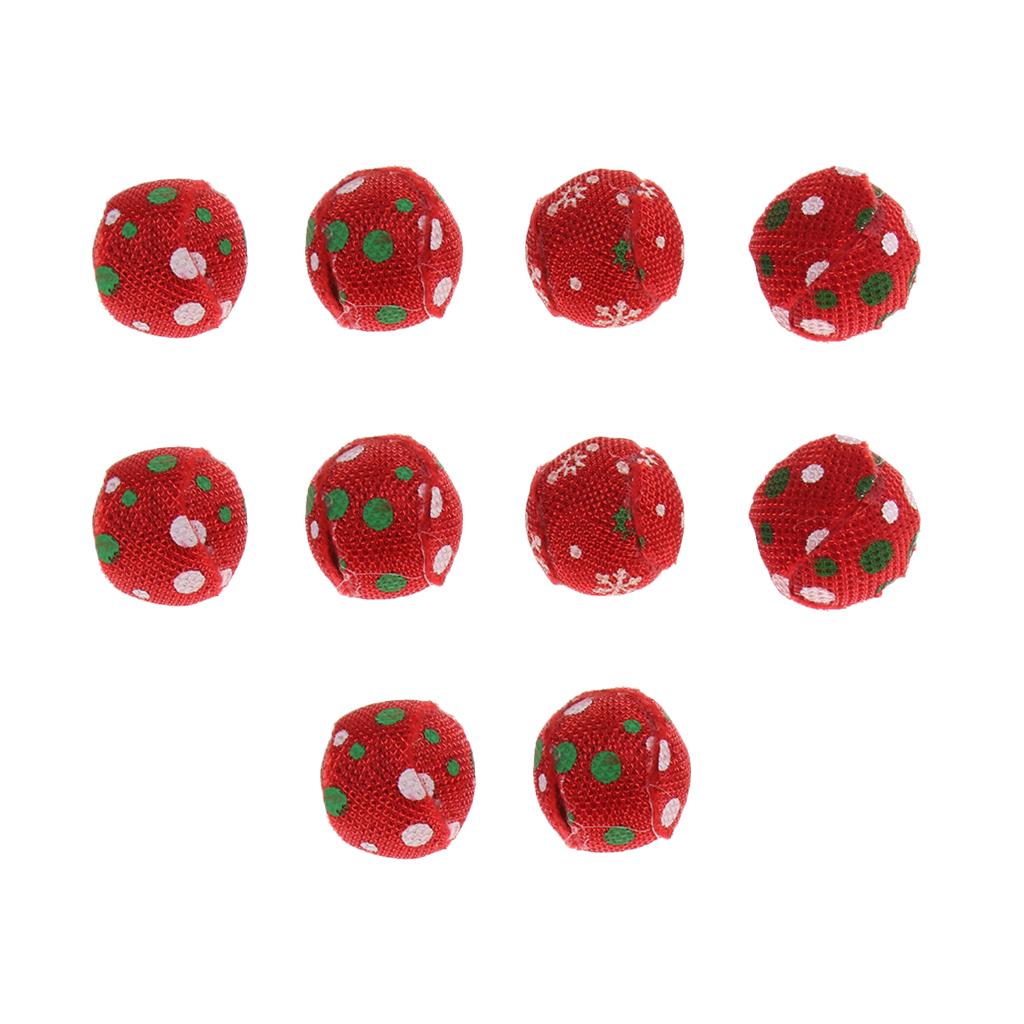 10Pcs 4cm Cat Ball Toy Interactive Cats Toys Play Chewing Scratch Balls