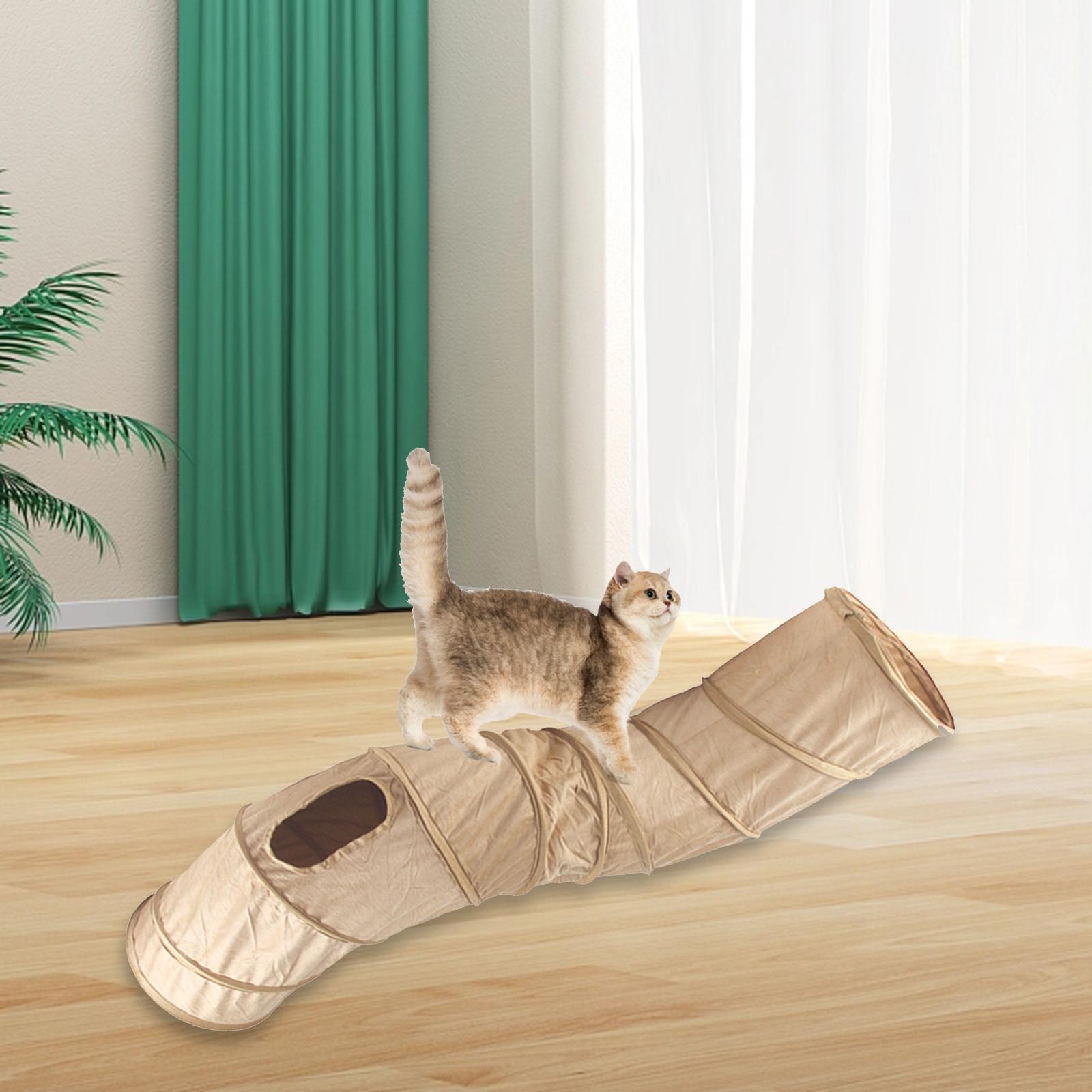 Interactive Toys Puppy Cat House Training Bunny Collapsible Cat Tunnels Tube