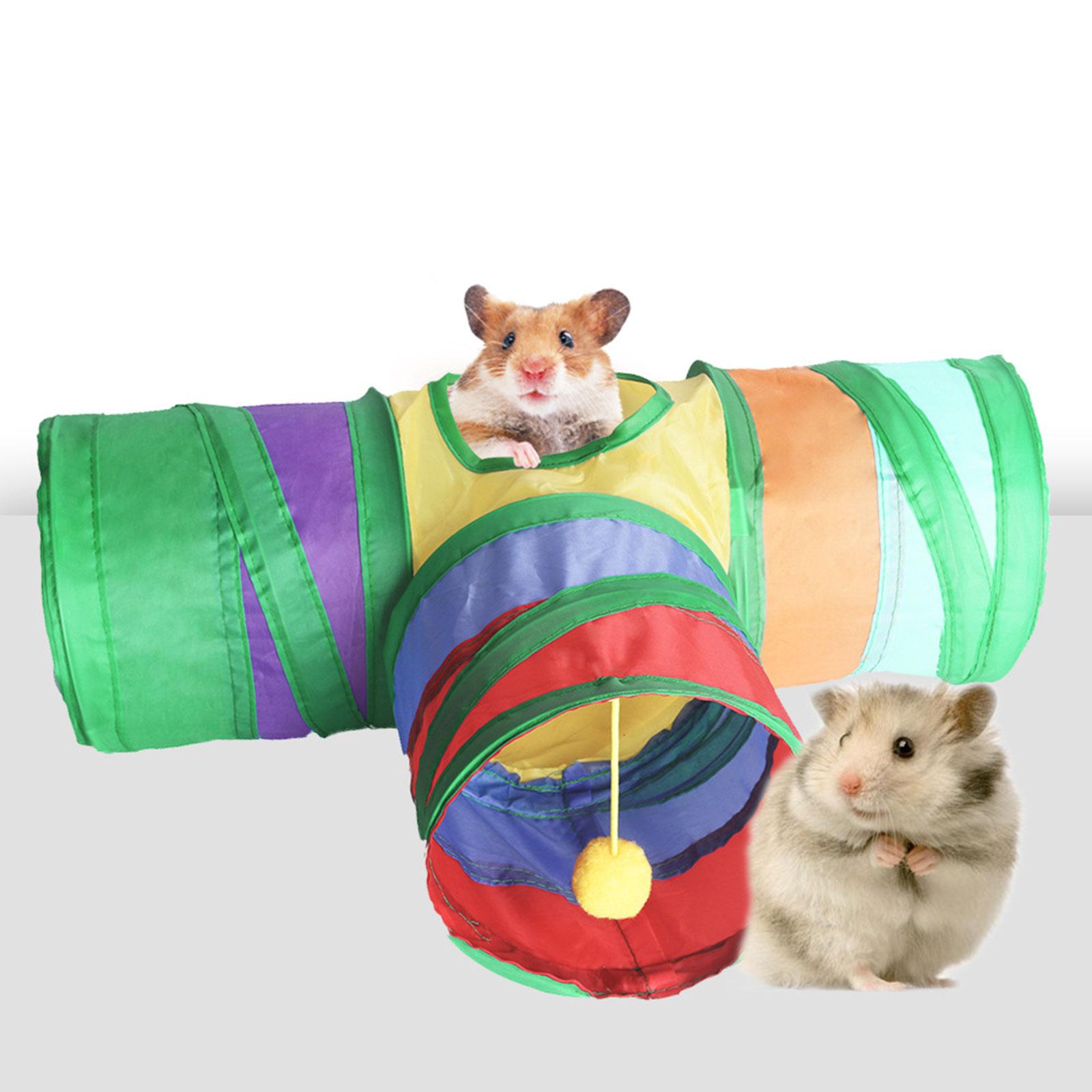 Bunny Tunnel Tube 3 Way Collapsible Hideaway for Self Amusement