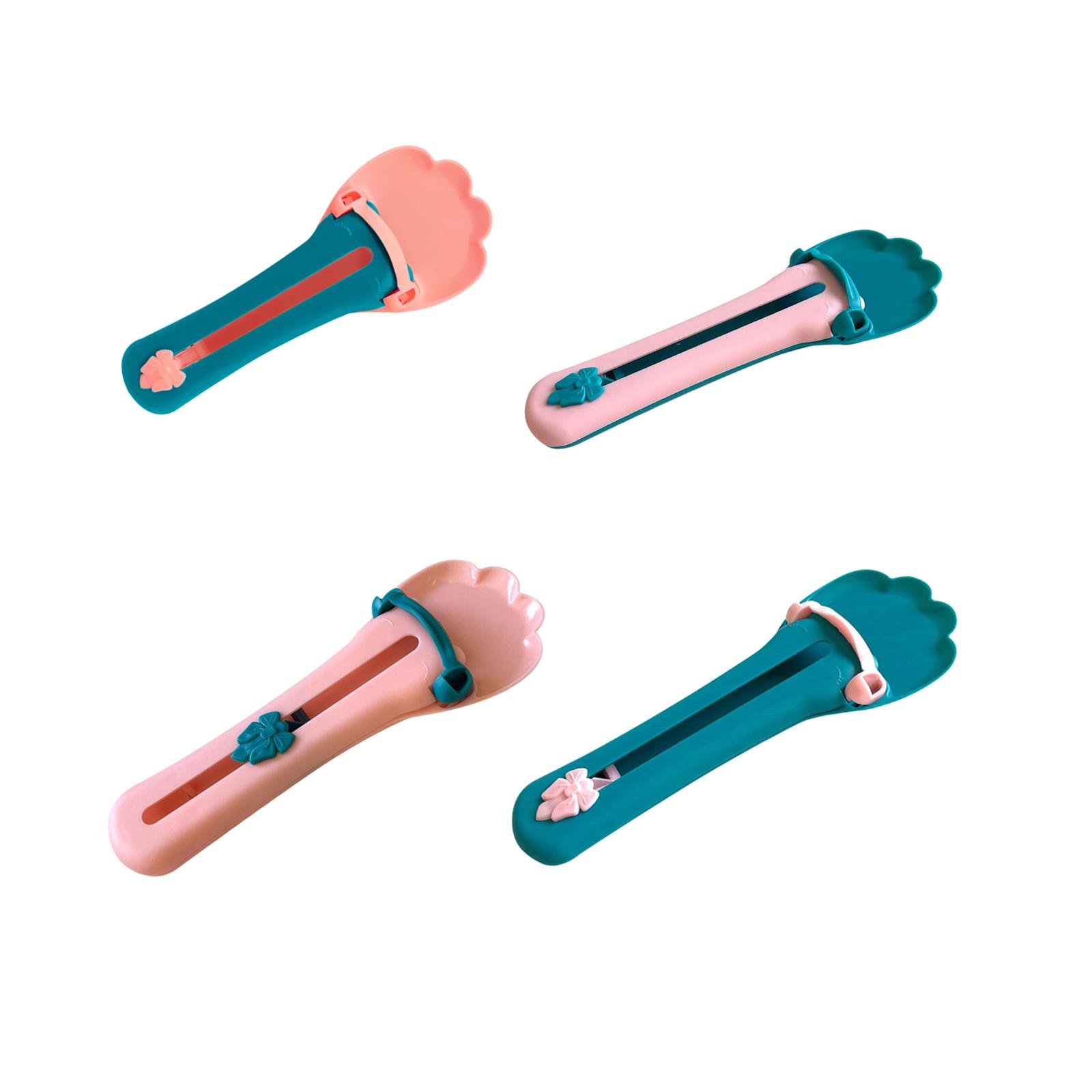 Pet Snack Feeding Lightweight Multifunctional Cat Wet Treats Dispenser Spoon pink