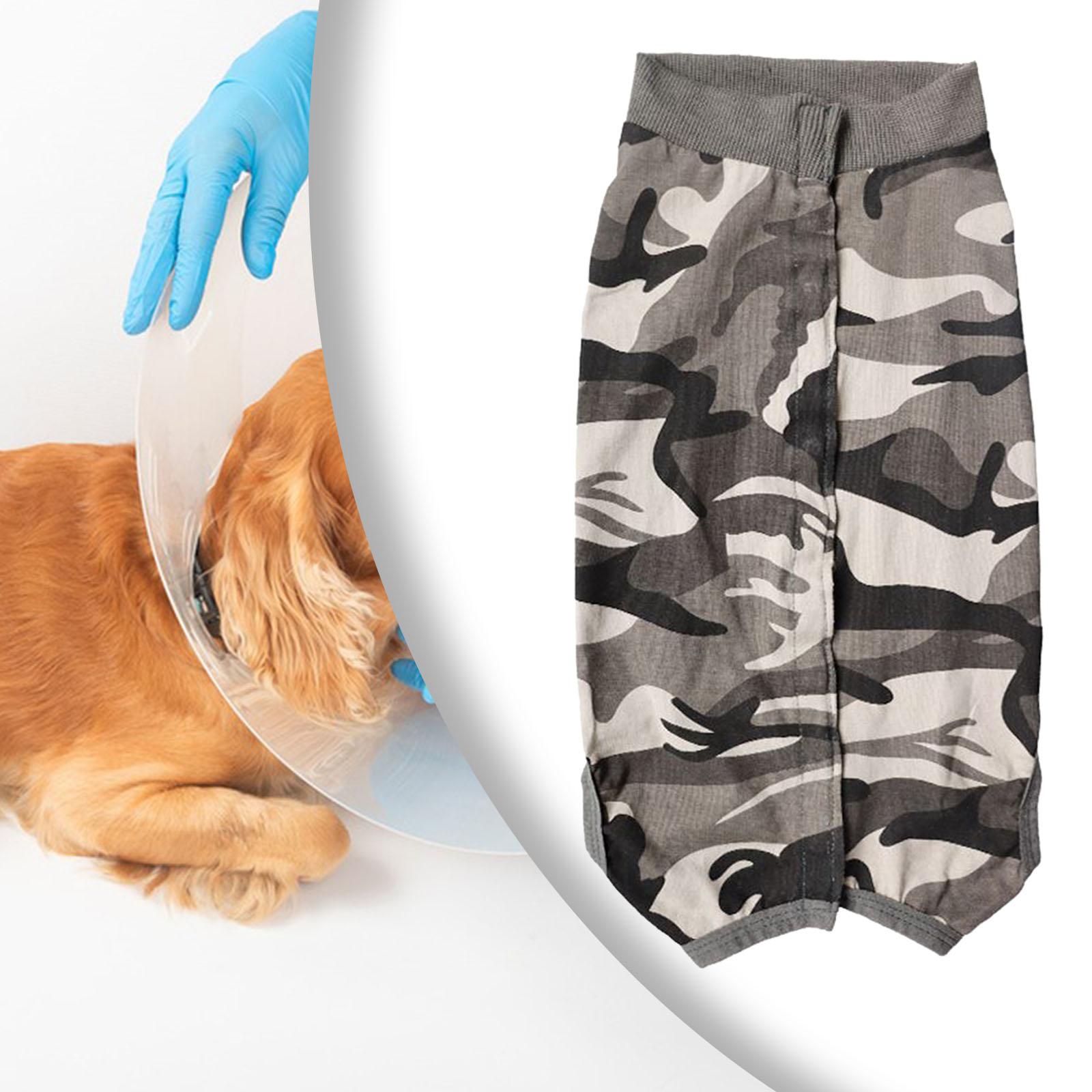 Pet Dog Recovery Shirt Suit Breathable Comfrotable Outfits Dog Surgical Suit L