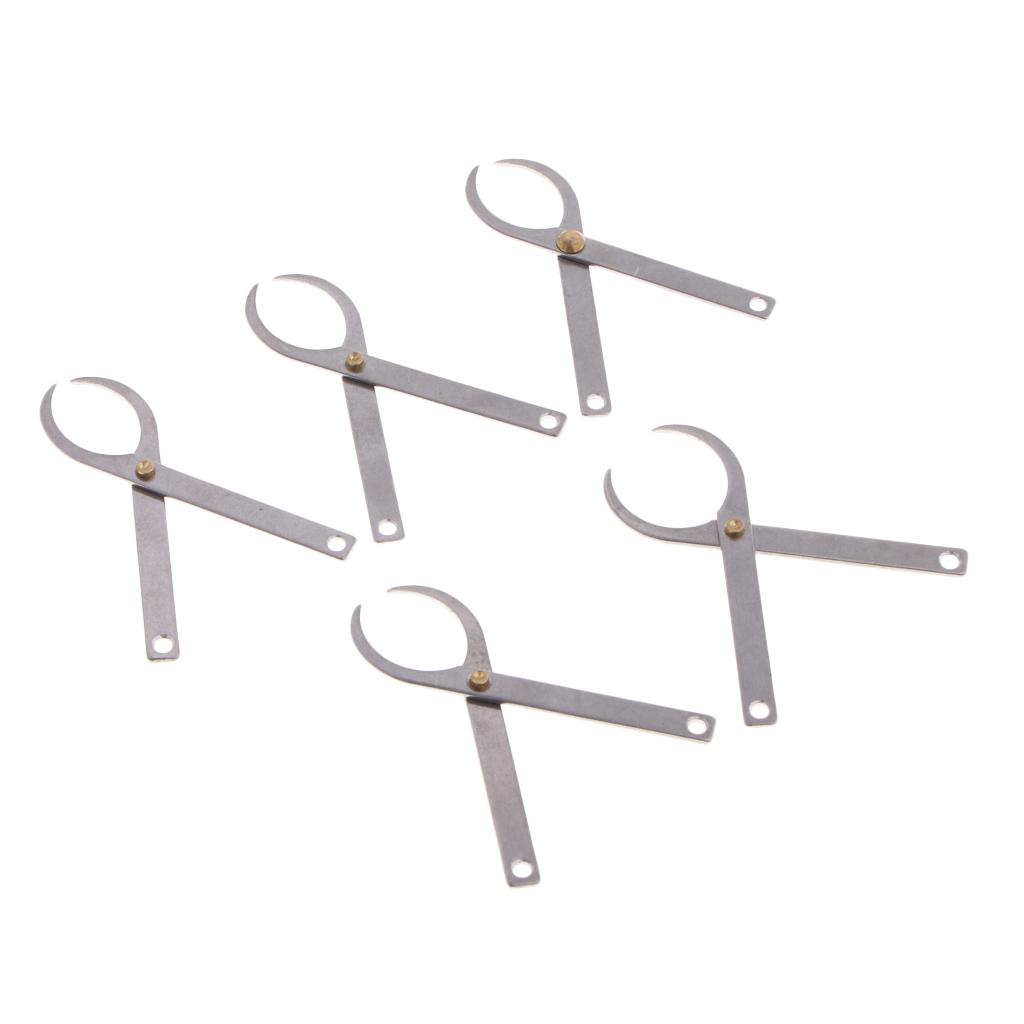 5pcs Stainless Steel Carp Fishing Bait Feeder Clamp Clip Baiting Pliers