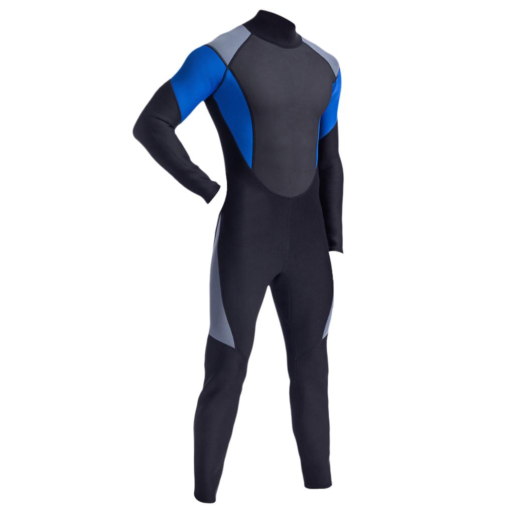 Men 3mm Neoprene Wetsuit Dive Skins Surfing Surf SCUBA Diving Wet Suit