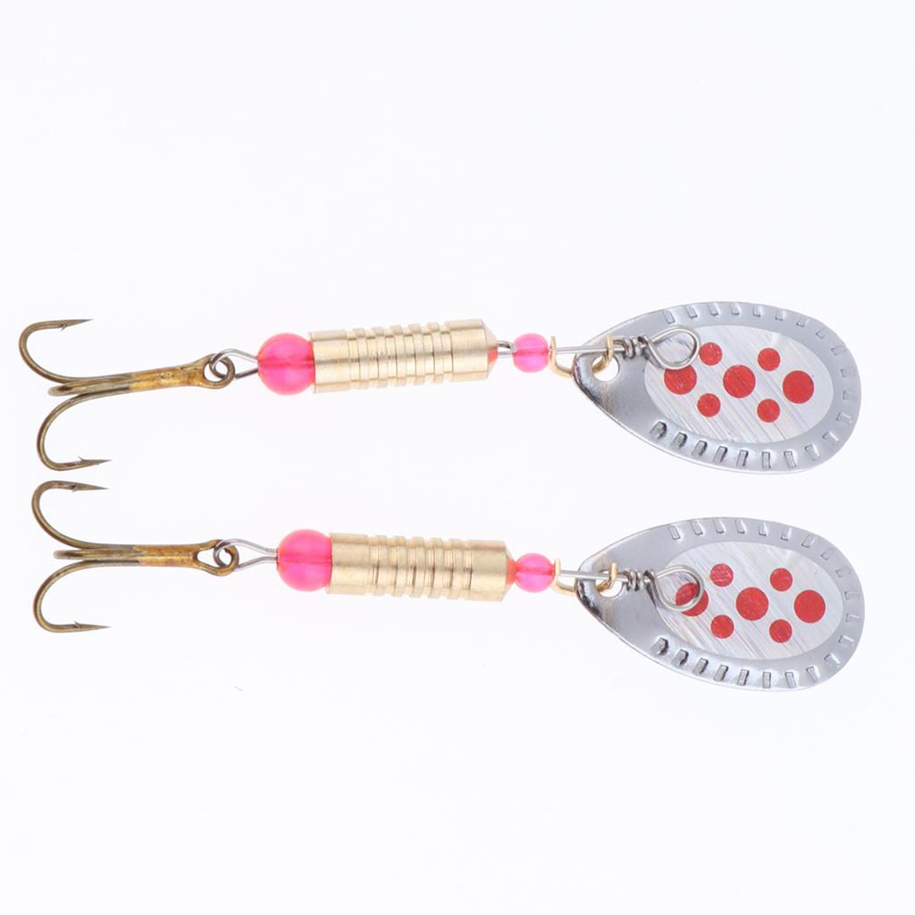 5pcs Spoon Sequin Fishing Lures Metal Artificial Fishing Hard Baits Hook 04