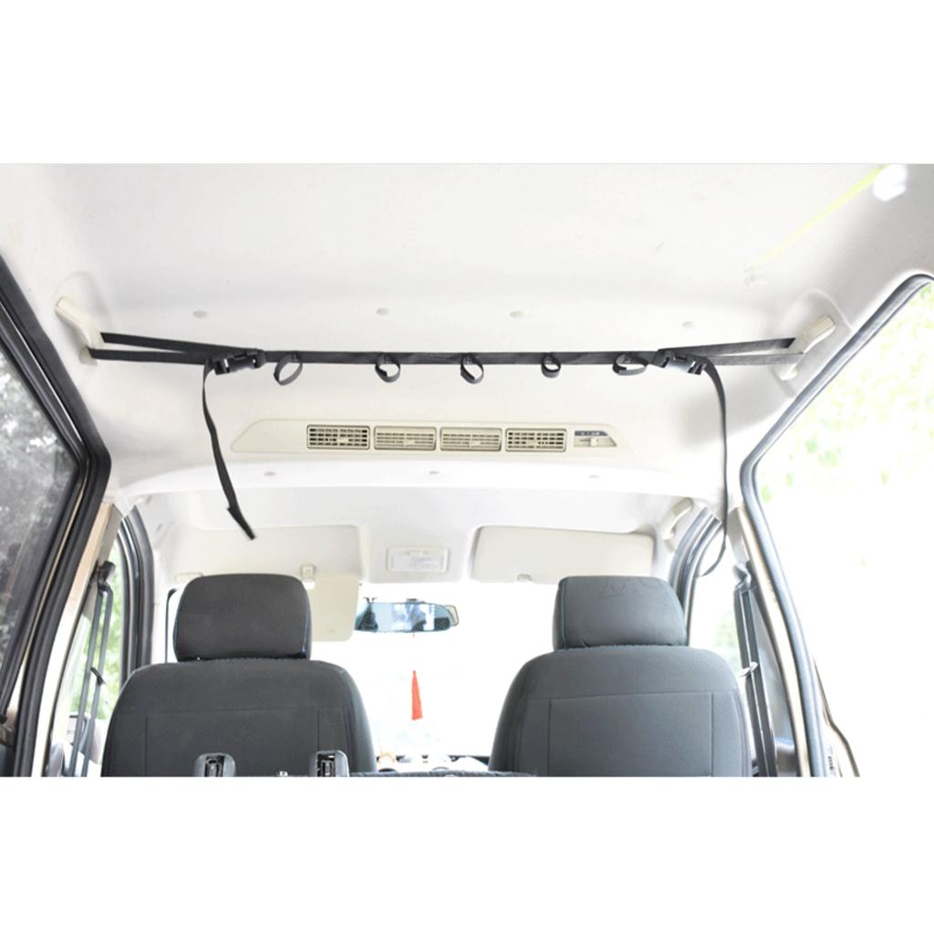 Vehicle Fishing Rod Holder Automobile Pole Rack Ceiling Racks for SUVs