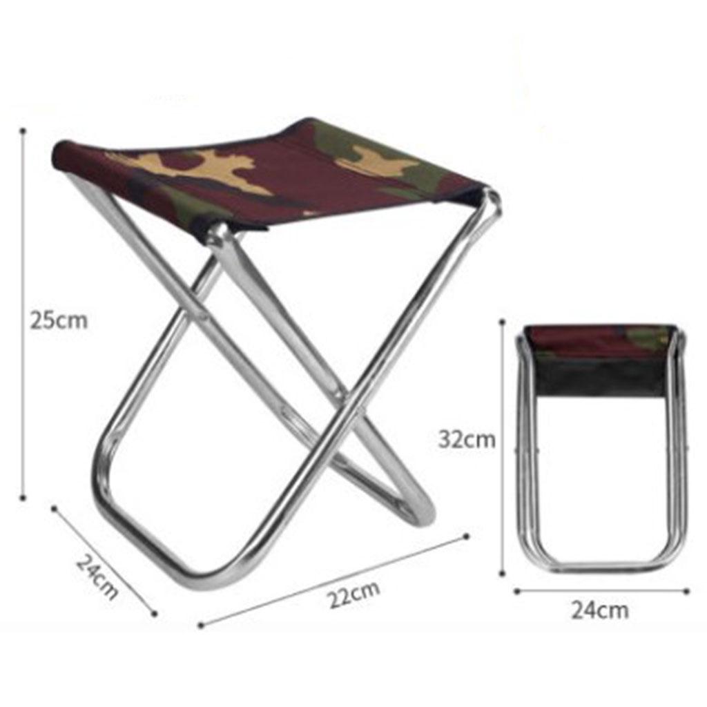 Folding Step Stool Foldable Portable for Camping Fishing Camouflage 2