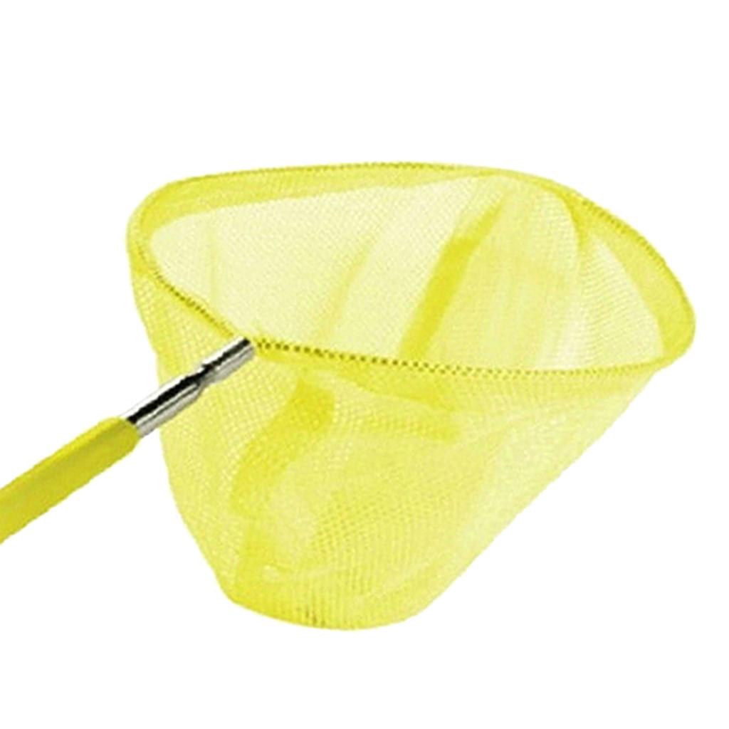  Kids Pond Fishing Net Extend Telescopic Butterfly Insect Bug Catcher Yellow