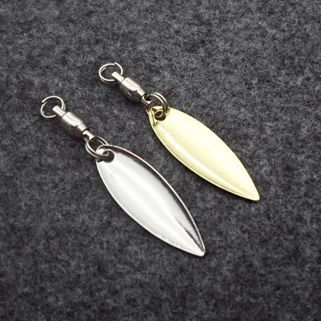 20Pieces Fishing Lures Lifelike Fishing Lures Reflective Lures  Gold L