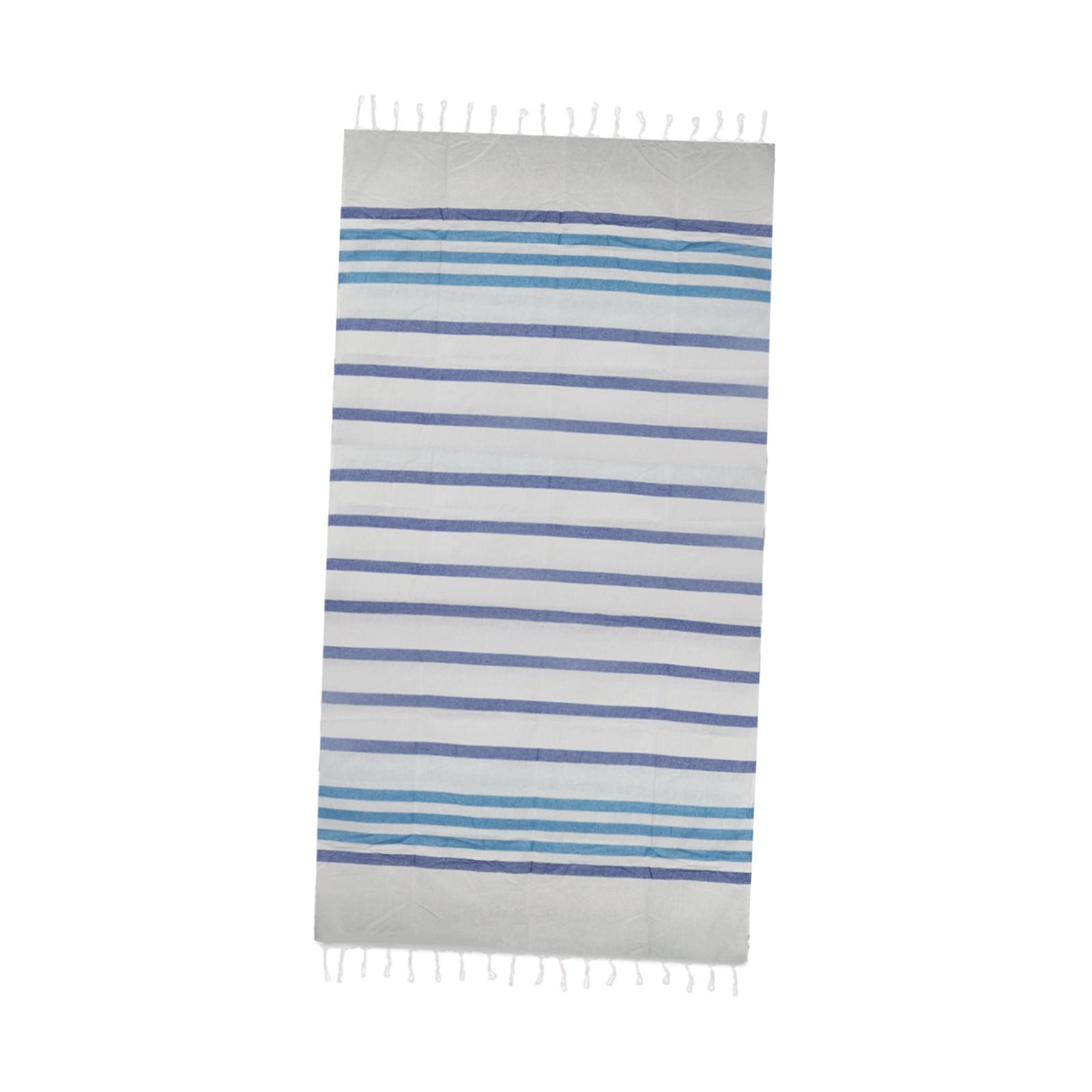 Large Beach Towels Hotel Stripe Pool Towel Blend 90x190cm mixed blue