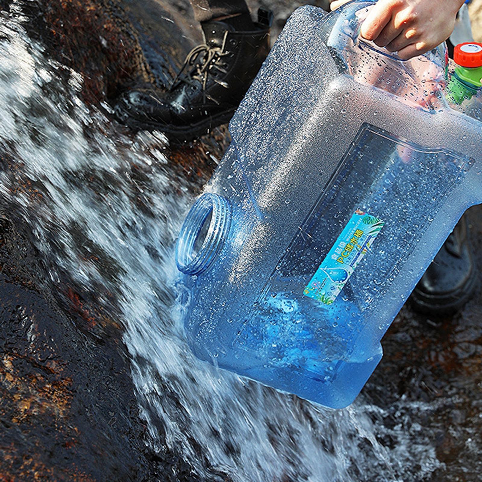 Water Container Water Tank Portable with Handle Empty Water Bottle Carrier