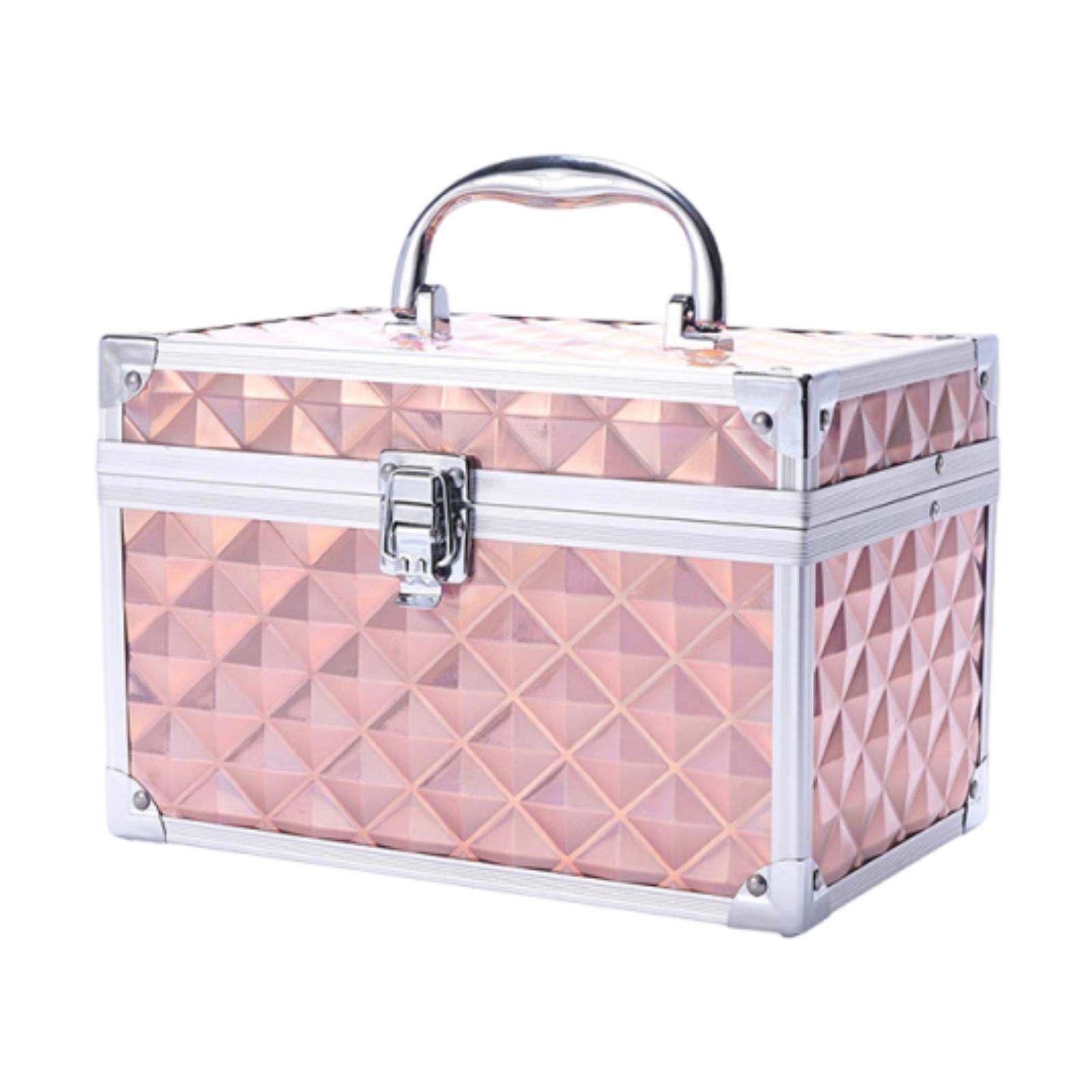 Makeup Case Multiuse Storage Box Pink B