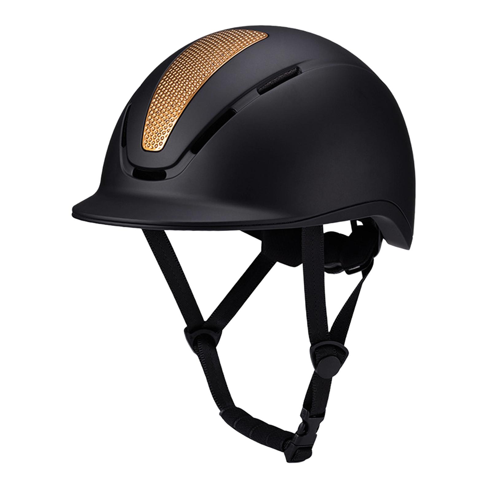 Equestrian Helmet Gold