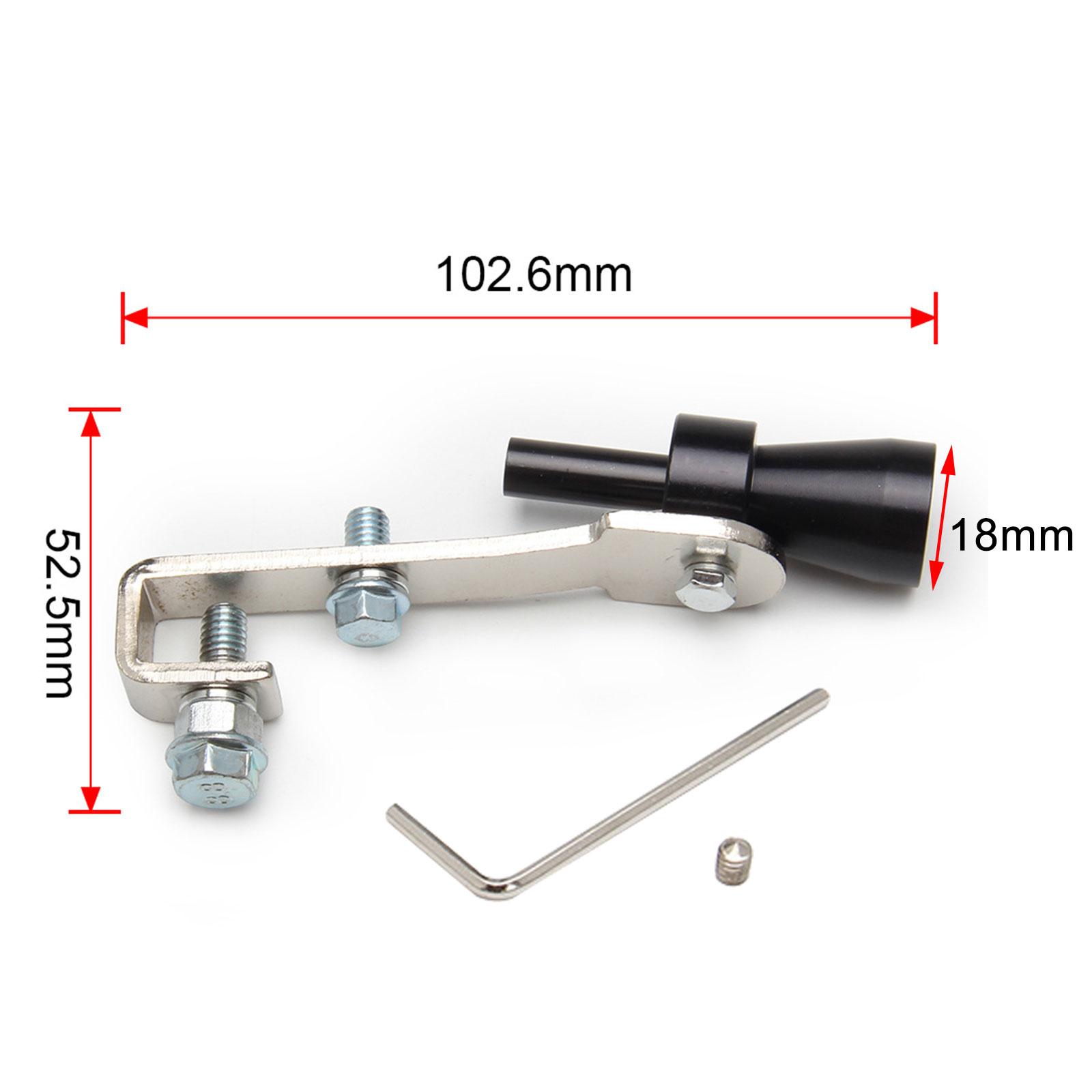 3xTurbo Whistle Exhaust Pipe Whistle for Motorcycle Modification Parts S