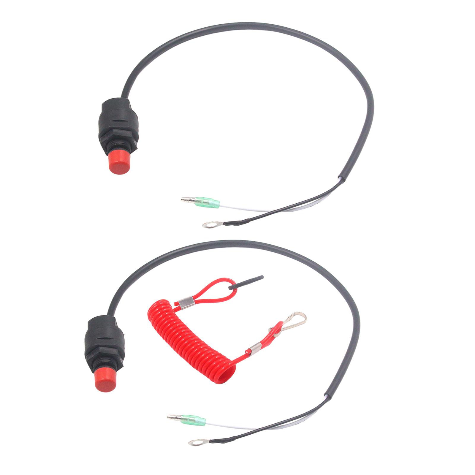 4xUniversal Boat Outboard On Off Kill Switch Durable for Motorboat