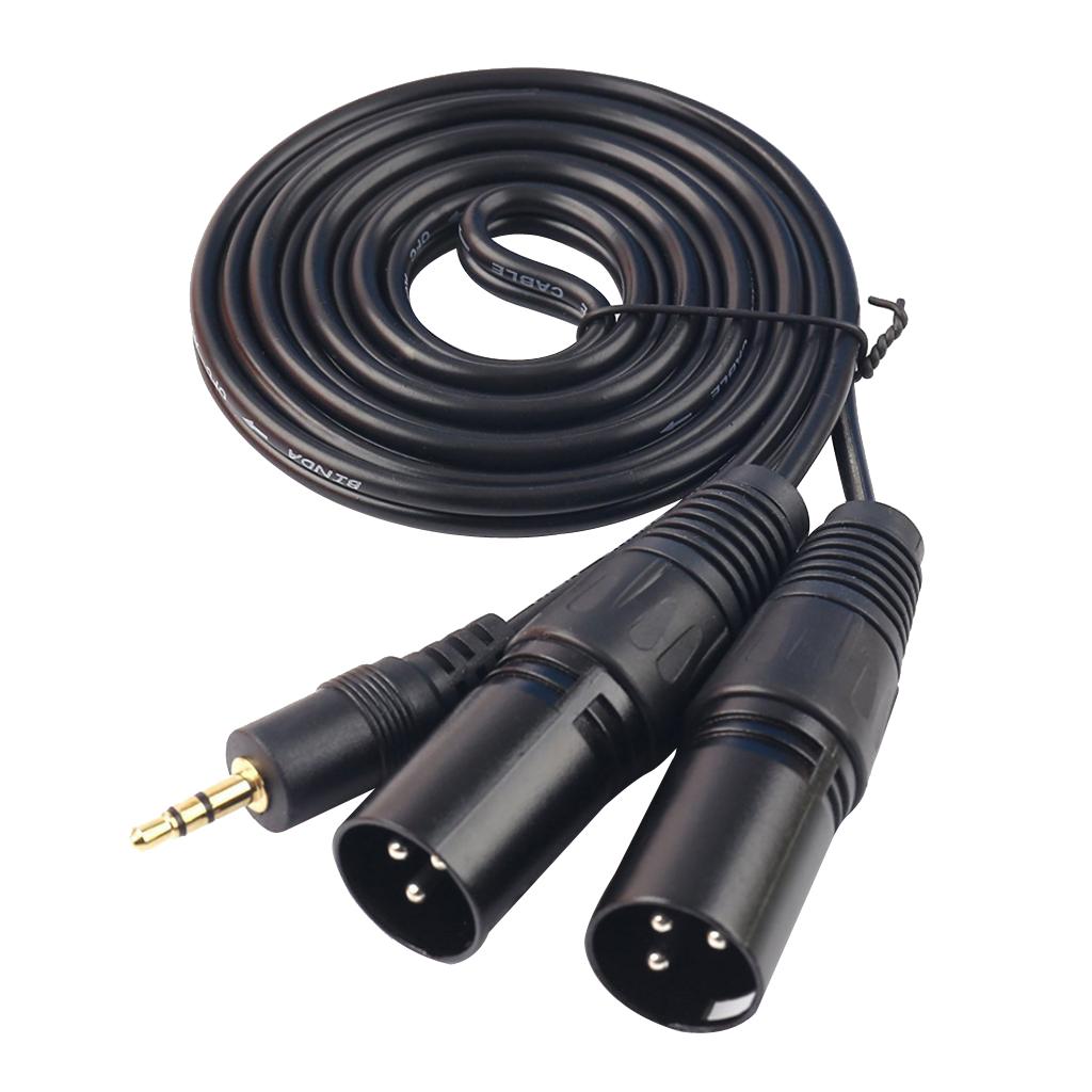 Stereo to Dual XLR Adapter Cable
