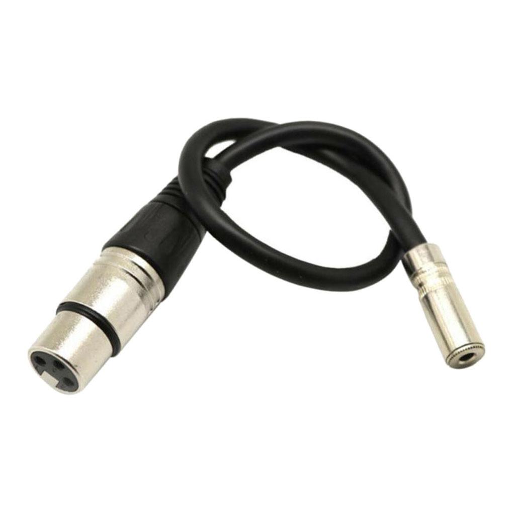 3.5mm Stereo Jack Female To XLR Male Audio Adapter Extension Cable