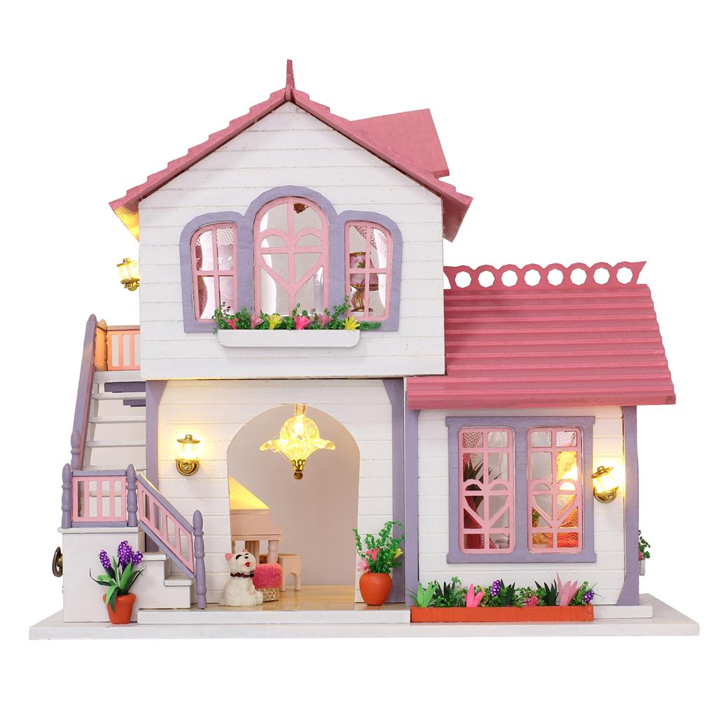 Diy Miniature House Kits Uk - Seattle Cottage Dollhouse Miniature DIY