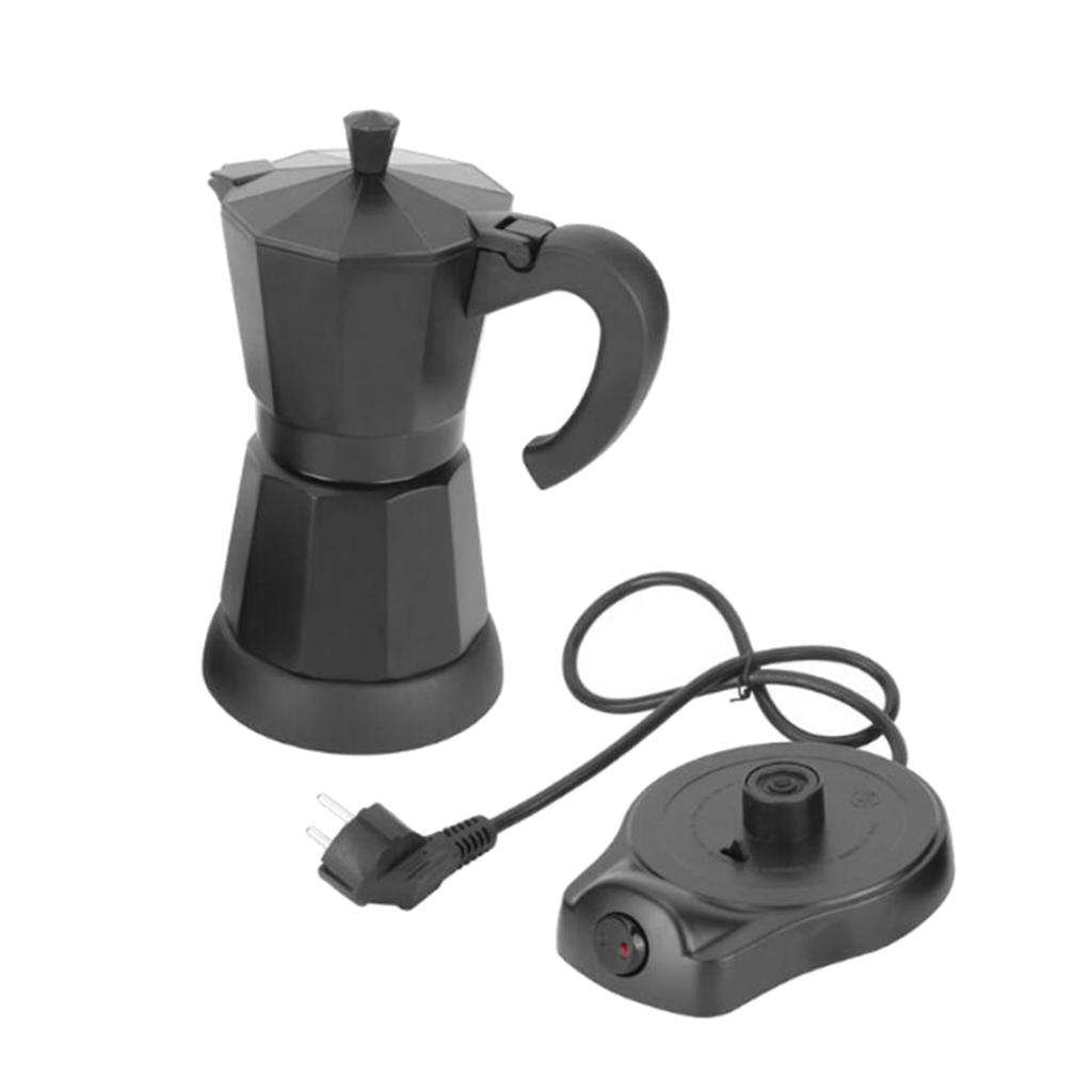 300ml Household Electric Mocha Pot 300ml Stainless Steel Coffee Maker