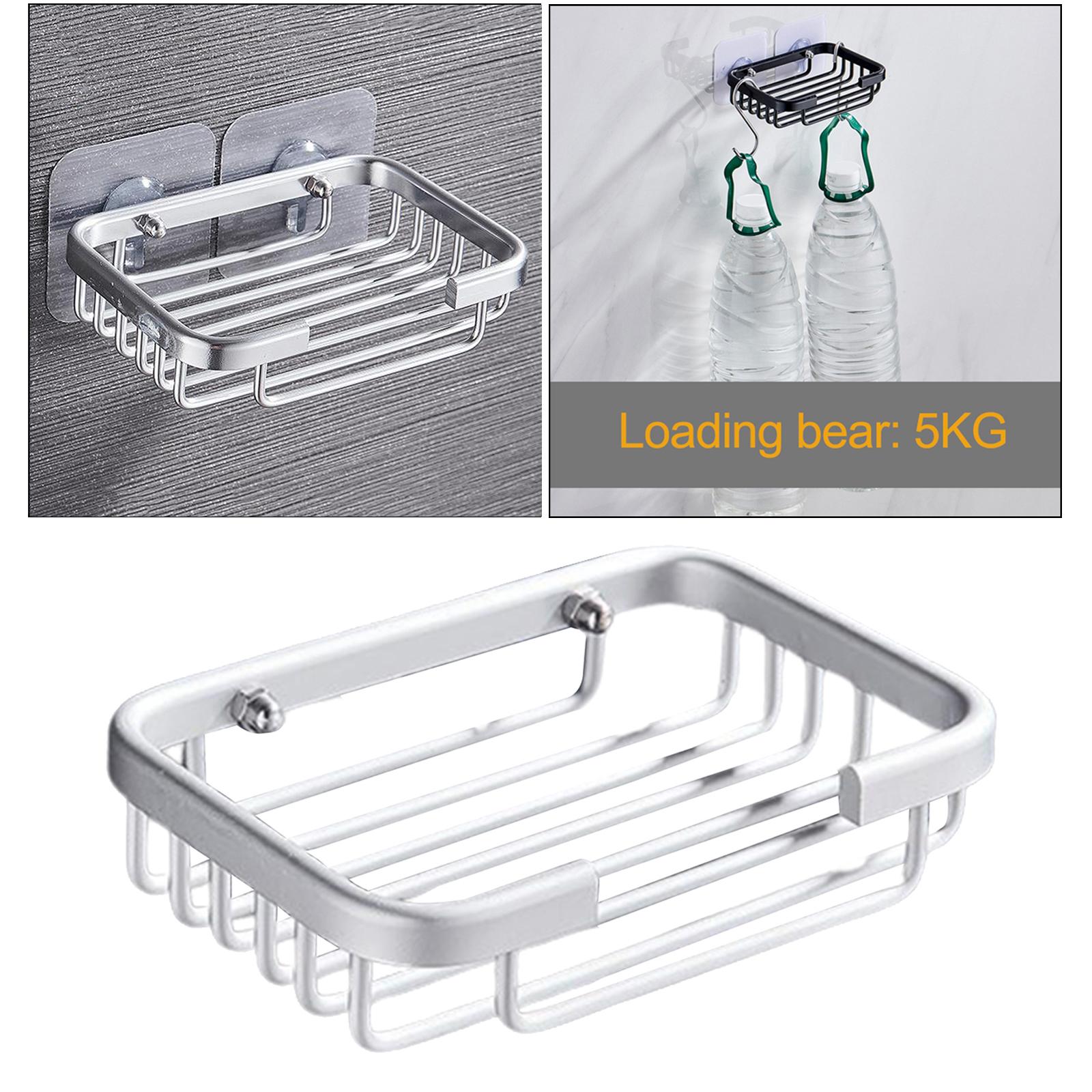 Soap Holder for Bathroom Shower Wall Mounted No Drilling Bright light