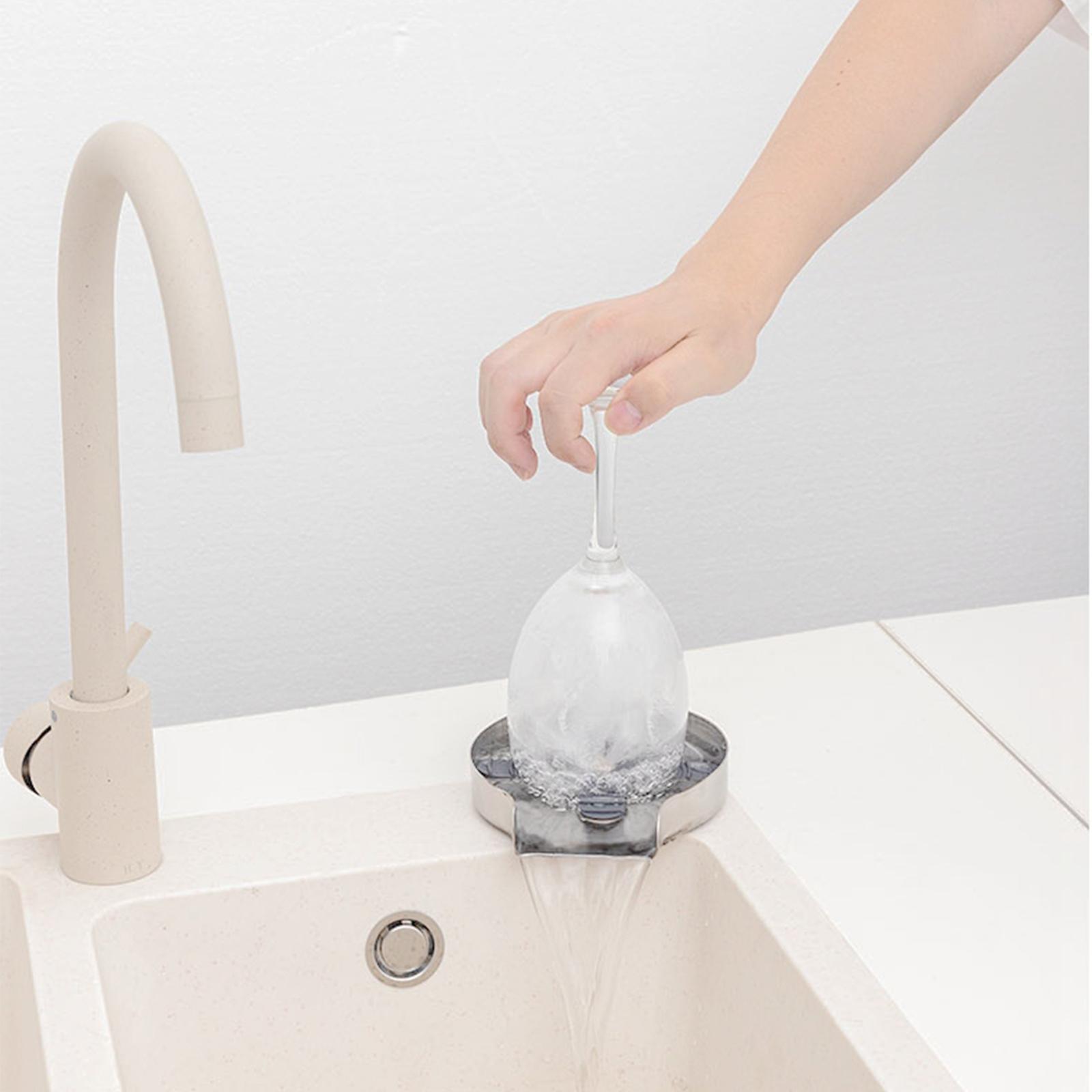Kitchen Sink Faucet Cup Rinser Cleaner Attachment for Sink Restaurants StyleD