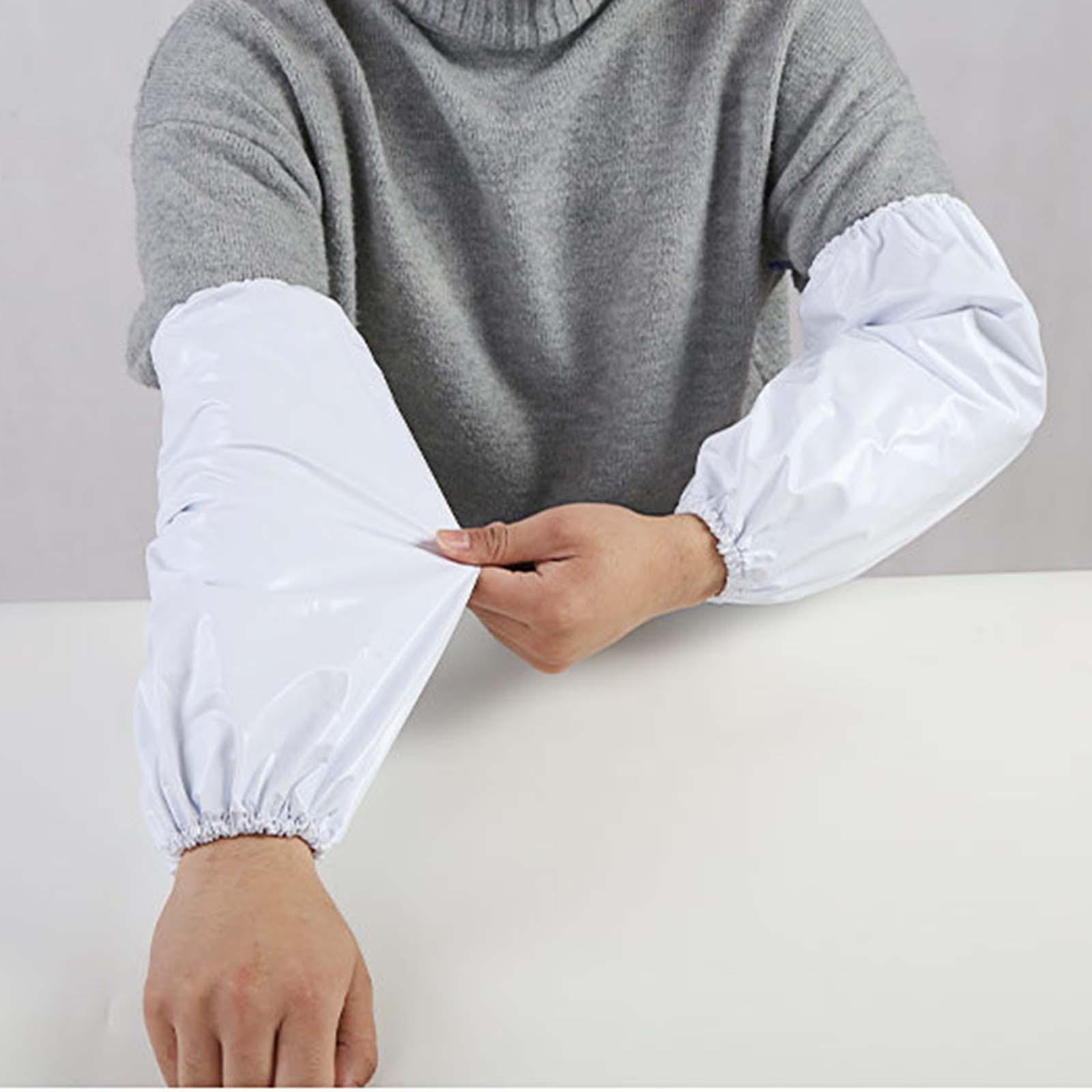 Waterproof Sleeves Cleaning Supplies for Aquatic Fishery Industry Kitchen White