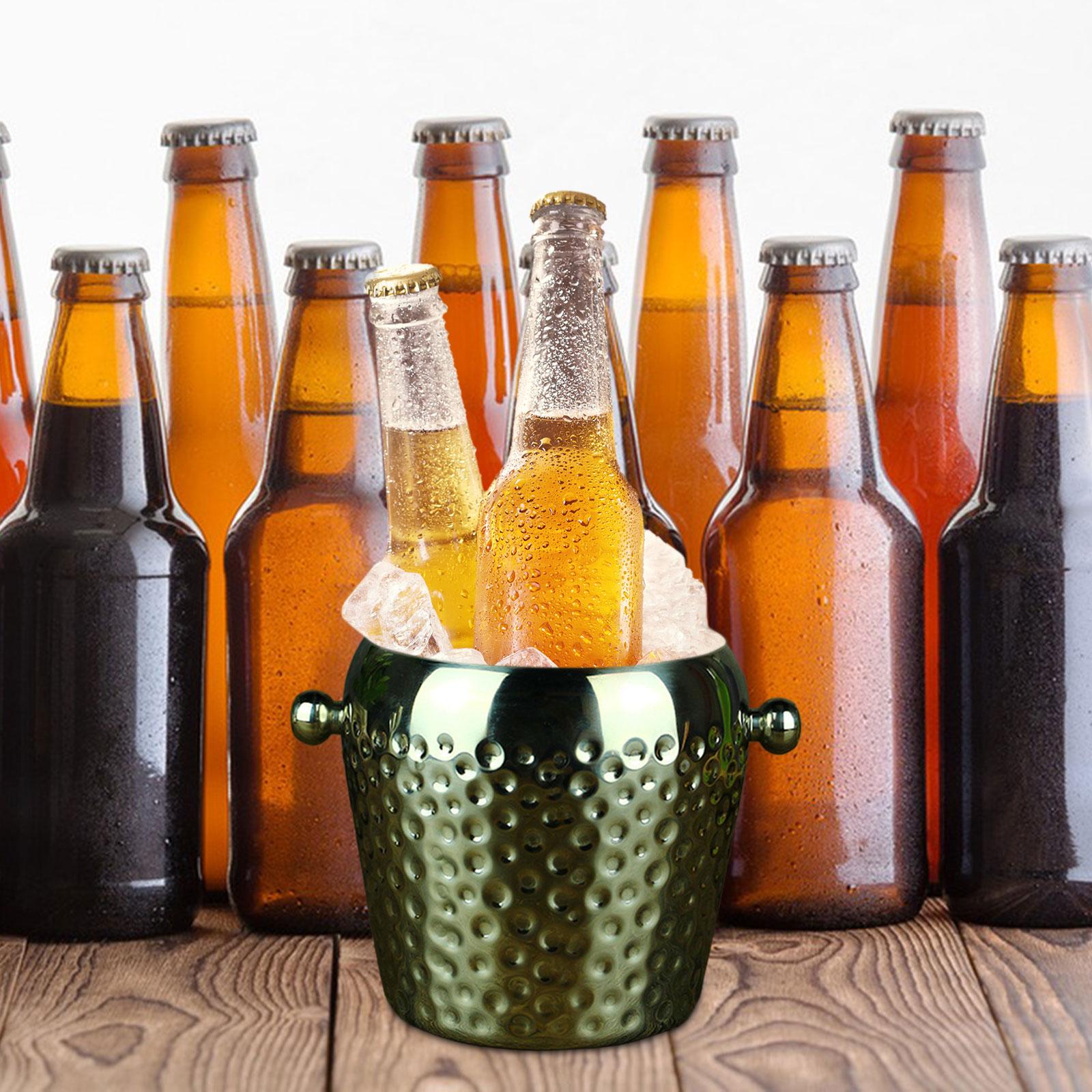 Ice Bucket with Handle Lightweight for Cocktail Family Gatherings Restaurant