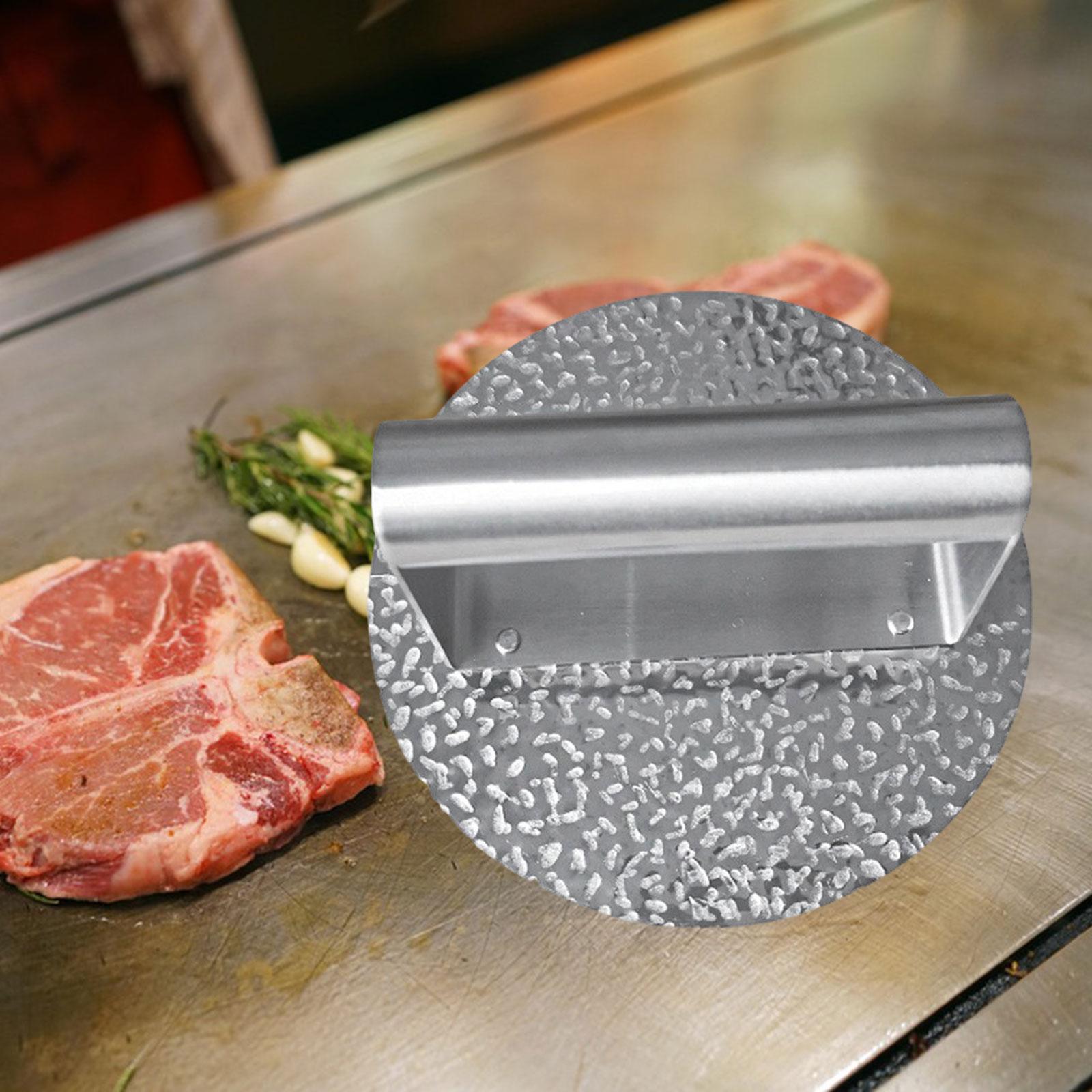 Patty Maker Flat Bottom Press Burger Smasher for Flatbreads Sandwiches Steak