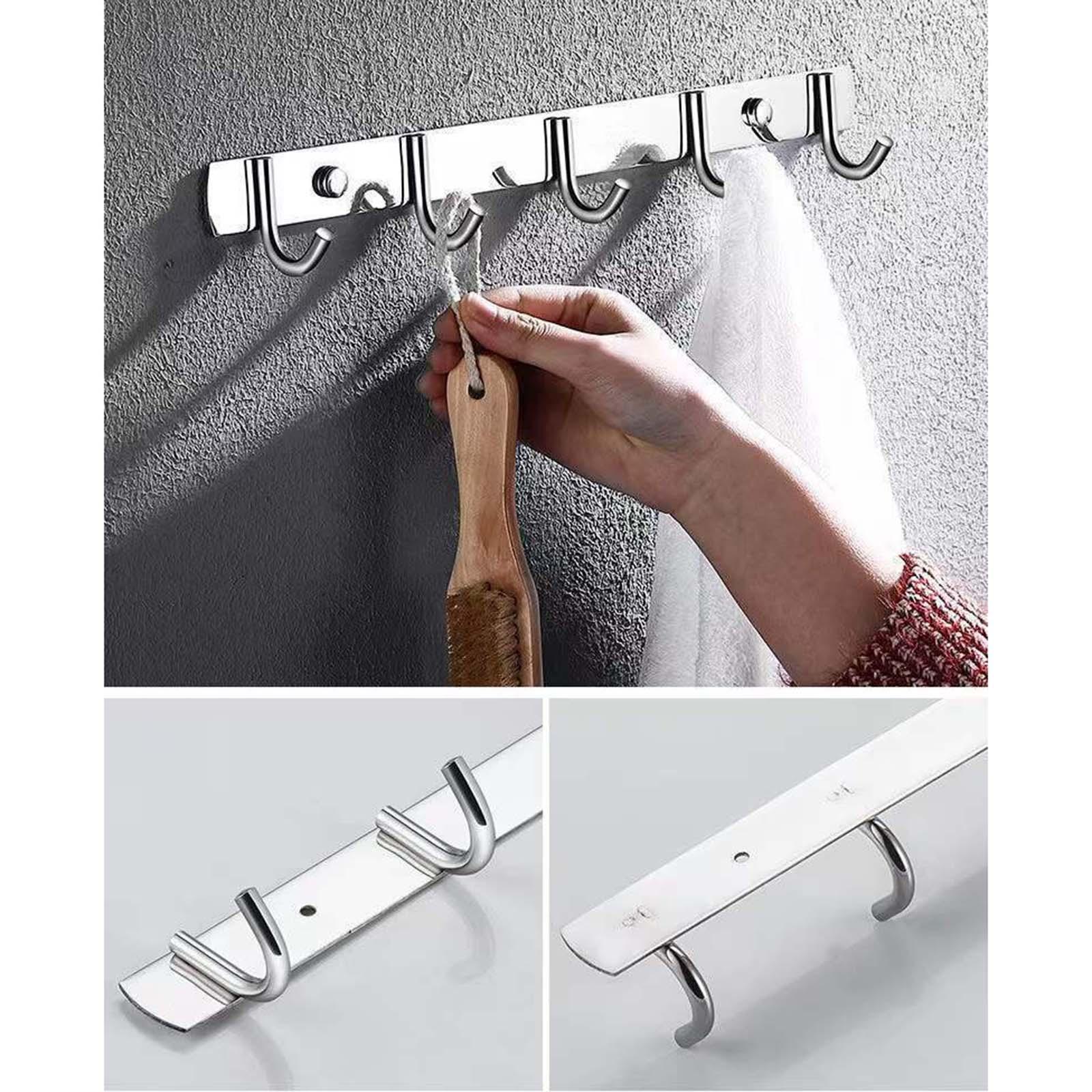 Bathroom Accessories Set Multifunctional Rustproof Wall Mounted Shower Racks style C