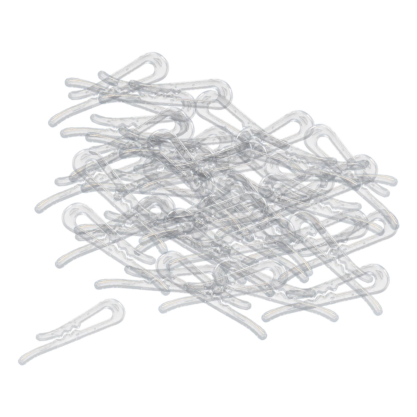 Shirt Clips Transparent 40mm