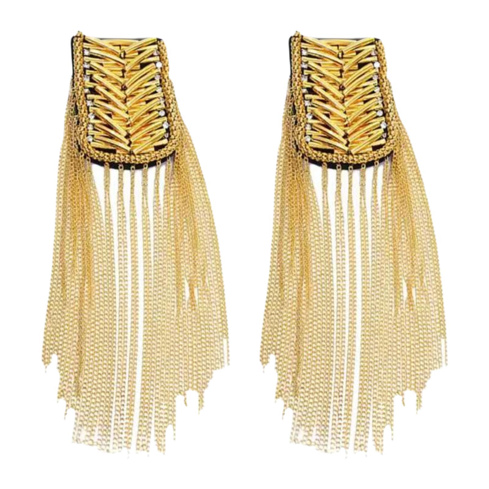 Tassel Link Chain Epaulets