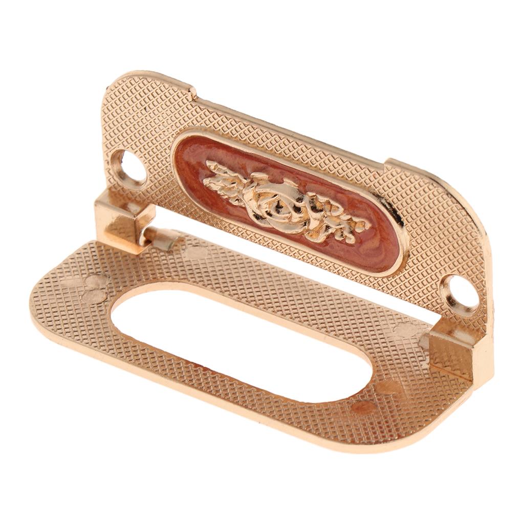 Aluminum Alloy Amber Red Golden European-style Furniture Handle Pull