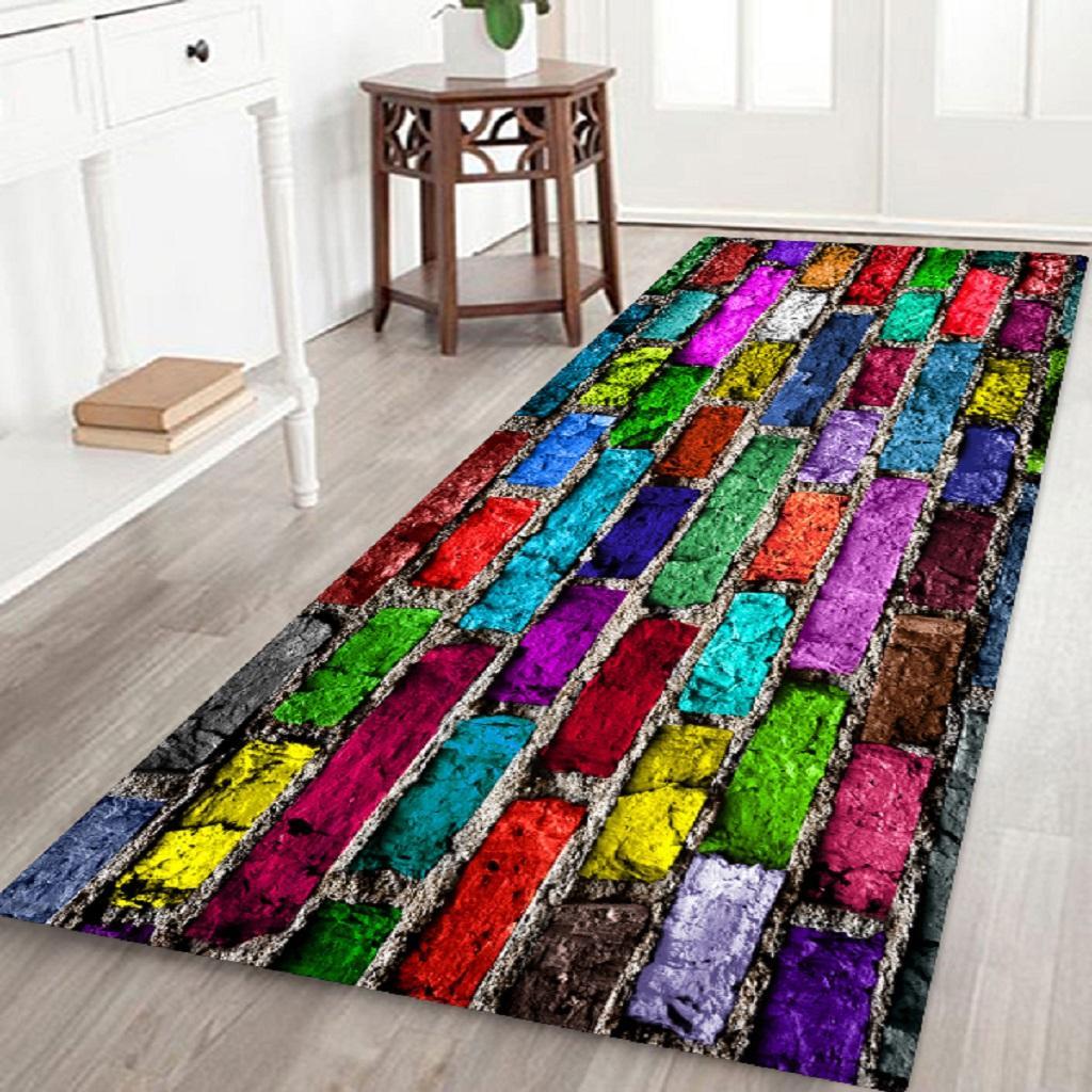 Nonwoven Fabric Door Mat Living Room Rug Runner Anti Carpet 120x40cm eBay
